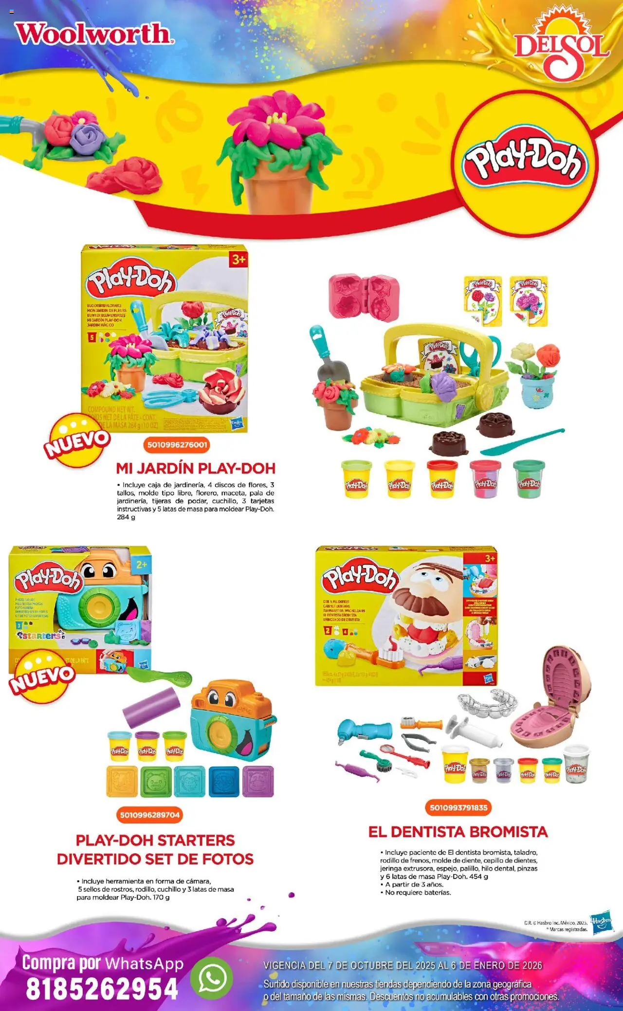 Nuevas ofertas de Del Sol y Woolworth válidas en toda la República Mexicana desde el 07.10.2025. ¡Encuentra las mejores ofertas en Del Sol y Woolworth - Catálogo Castillo Del Juguete! | Página: 21 | Productos: Cepillo, Pala, Caja, Rodillo