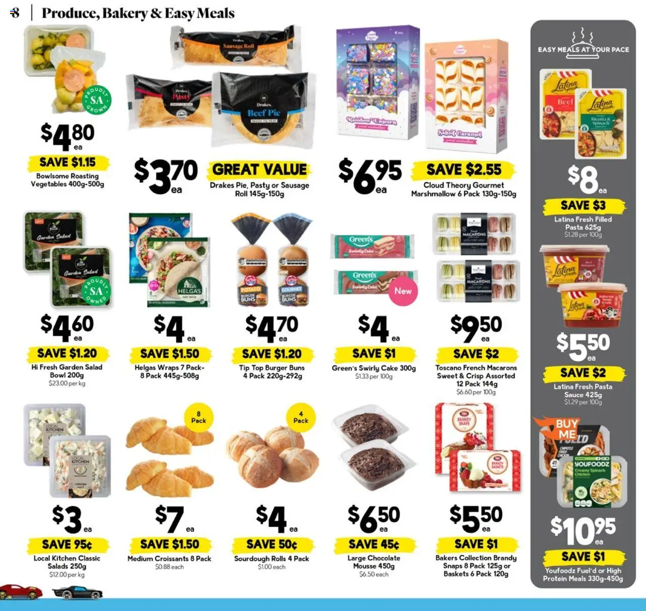 Drakes catalogue - valid from 22.10.2025 | Page: 8 | Products: Chicken, Beef, Vegetables, Sausage