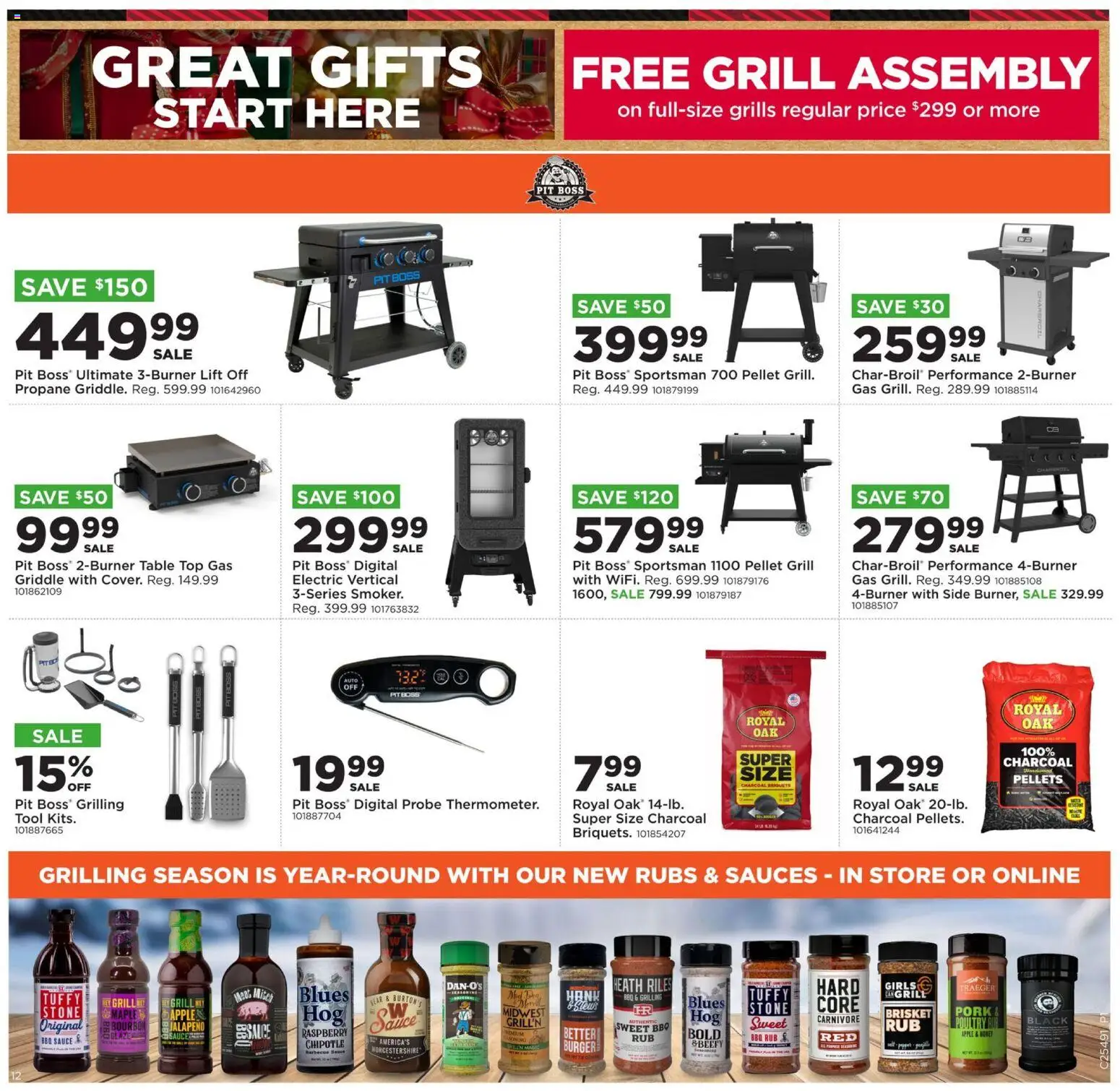 Mills Fleet Farm Weekly Ad - valid from 04.12.2025 | Page: 15 | Products: Table, Bourbon, Sauce, Poultry