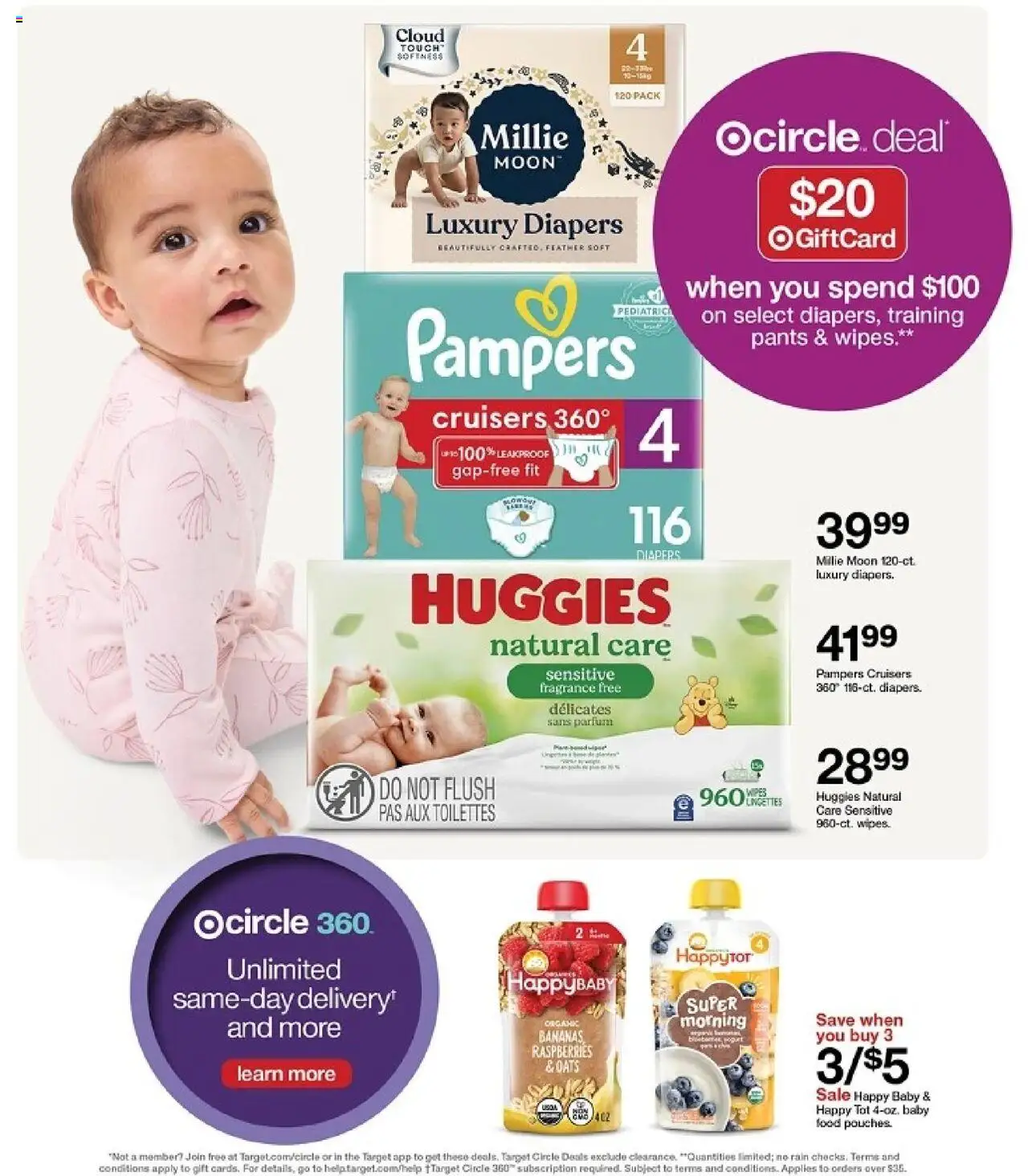 Target Weekly Ad - valid from 10.08.2025 | Page: 37 | Products: Fragrance, Bananas, Pants, Baby food