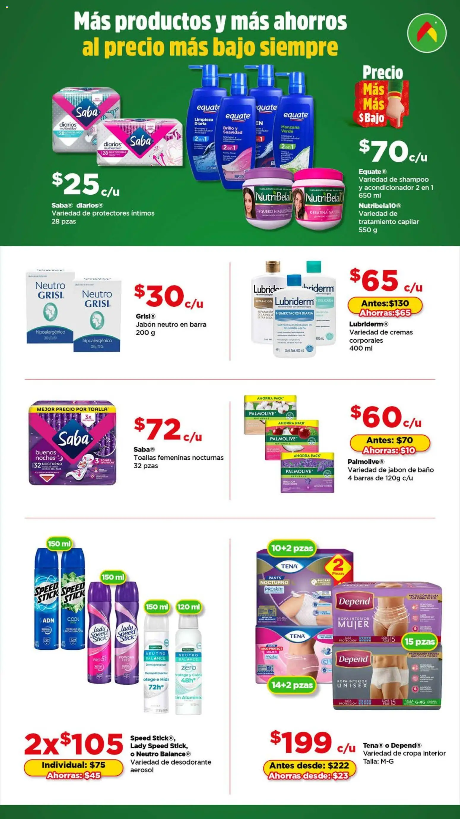 Nuevas ofertas de Bodega Aurrerá válidas en toda la República Mexicana desde el 20.11.2025. ¡Encuentra las mejores ofertas en Bodega Aurrerá folleto Acepta el reto de llenar tu carrito! | Página: 1 | Productos: Desodorante, Manzana, Baño, Pants