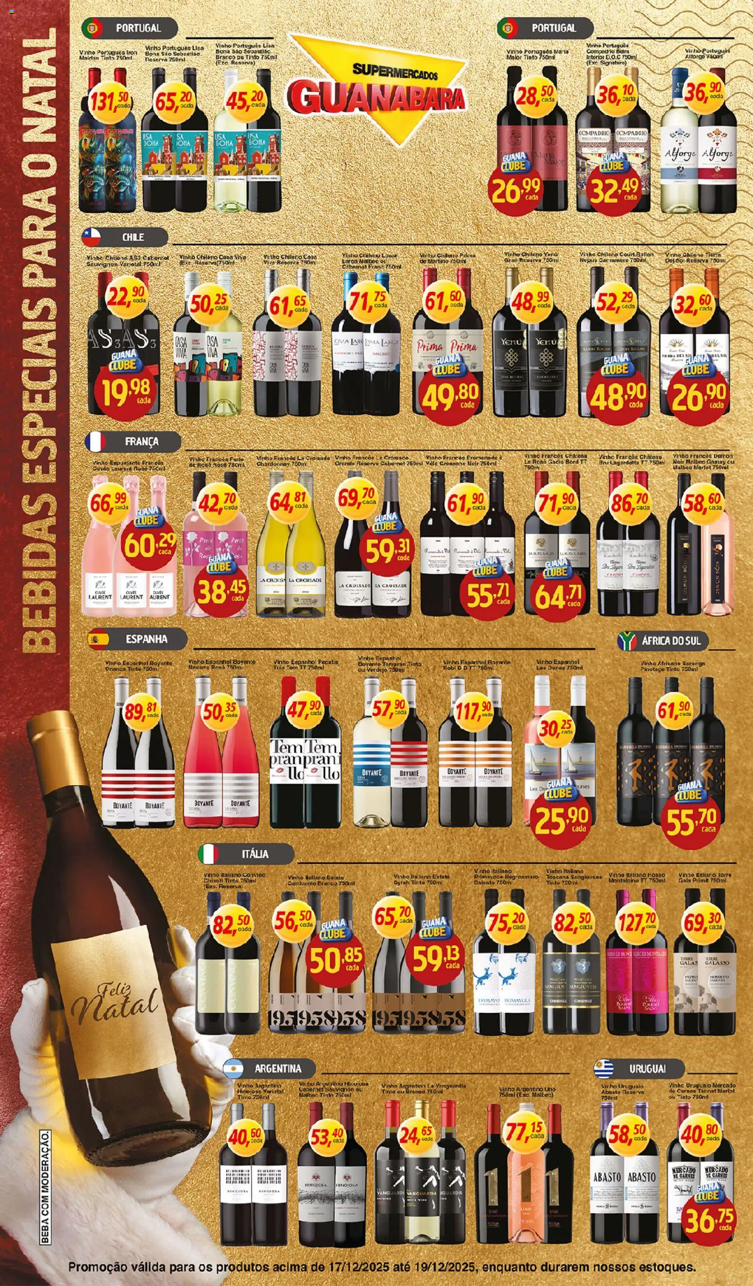 Supermercados Guanabara Folheto - válido de 17.12.2025 | Página: 11 | Produtos: Espumante, Vinho, Tinta