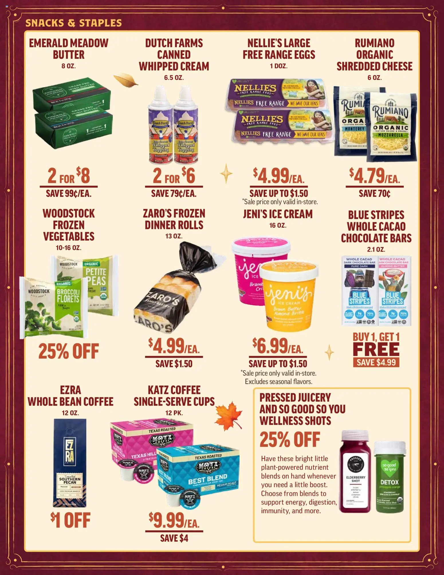 Central Market Weekly Ad - valid from 19.11.2025 | Page: 6 | Products: Buffer, Butter, Coffee, Ice cream