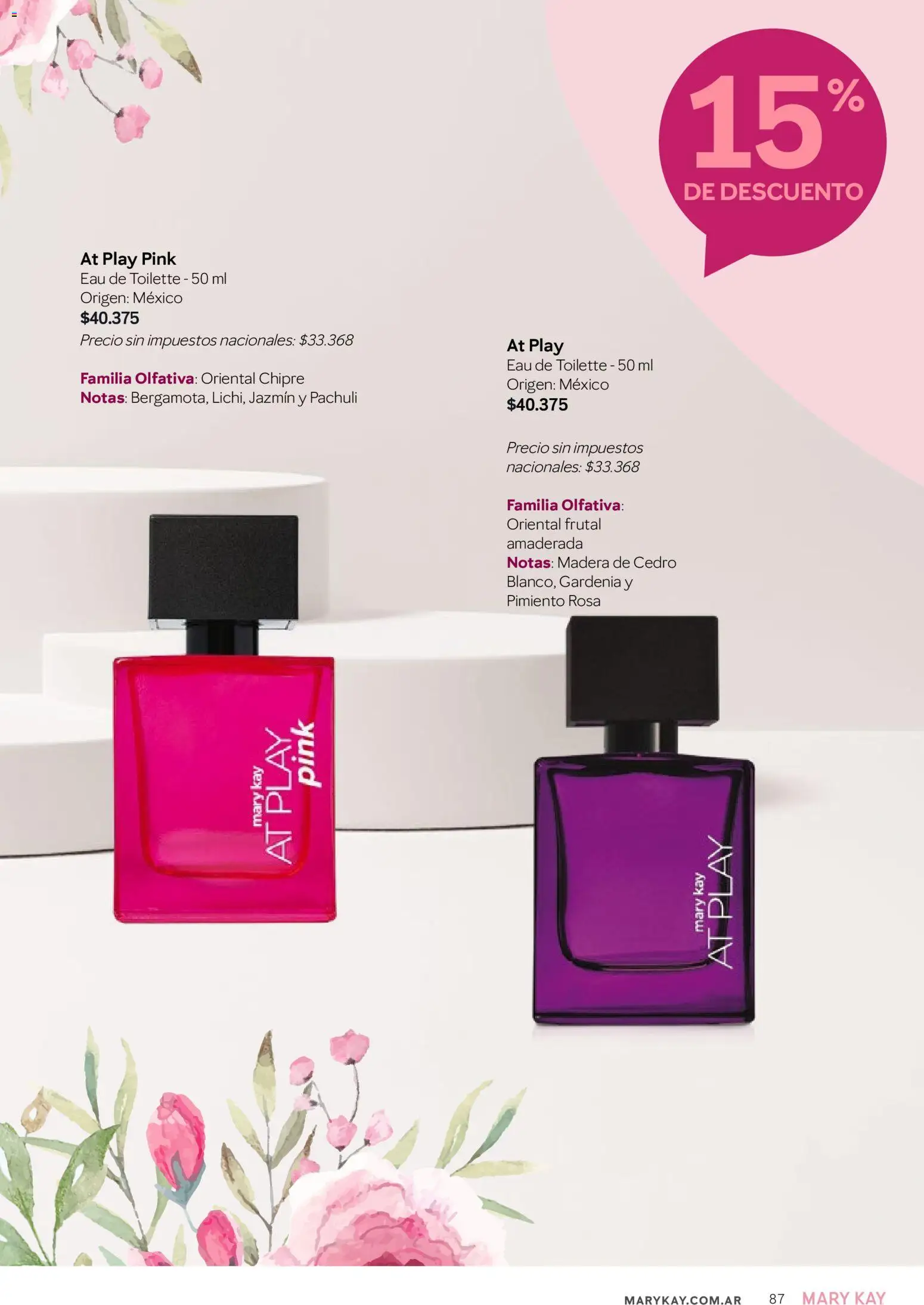 Mary Kay catálogo │ válido desde el 03.12.2025 | Página: 87 | Productos: Eau de toilette, Pimiento