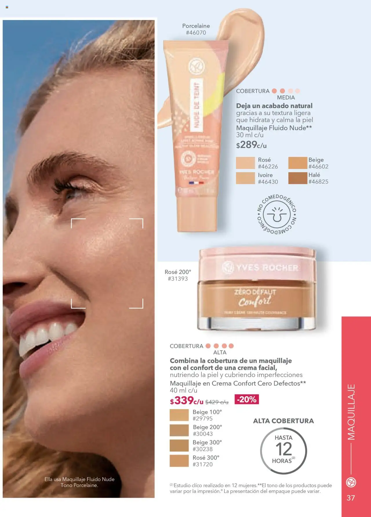 Nuevas ofertas de Yves Rocher válidas en toda la República Mexicana desde el 07.10.2025. ¡Encuentra las mejores ofertas en Yves Rocher - Campaña 14 2025! | Página: 37 | Productos: Crema, Maquillaje