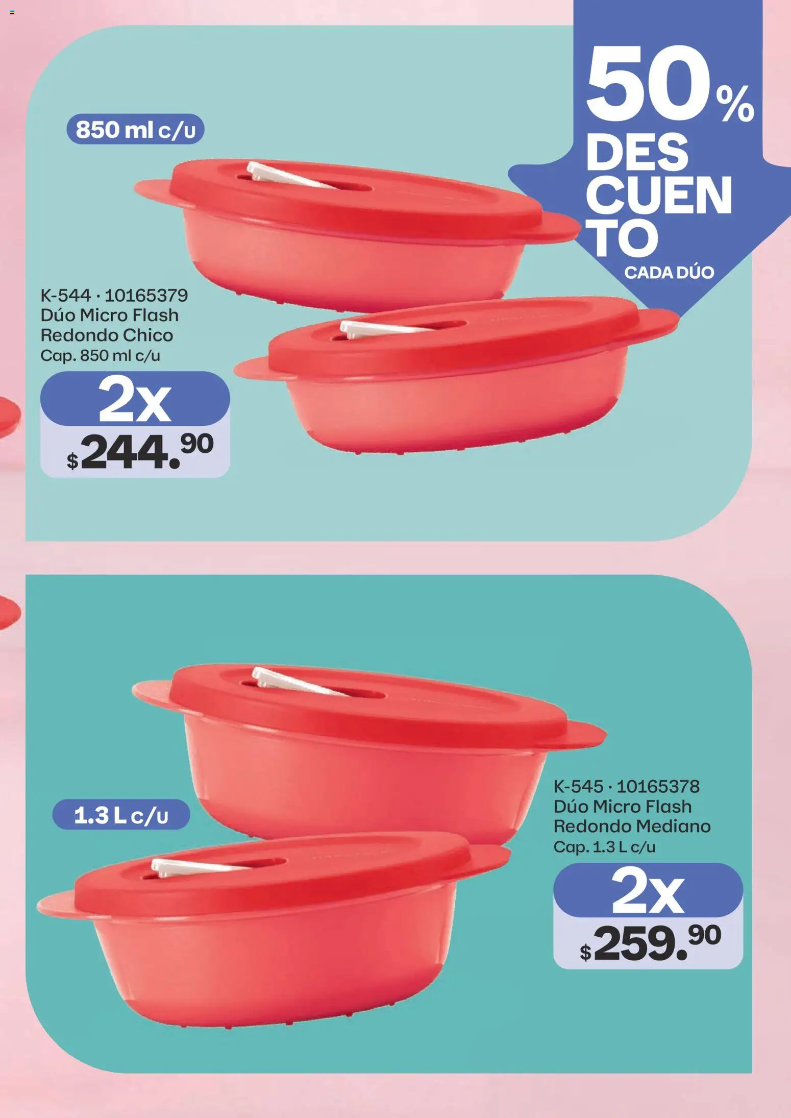Nuevas ofertas de Tupperware válidas en toda la República Mexicana desde el 23.02.2026. ¡Encuentra las mejores ofertas en Tupperware catálogo! | Página: 55