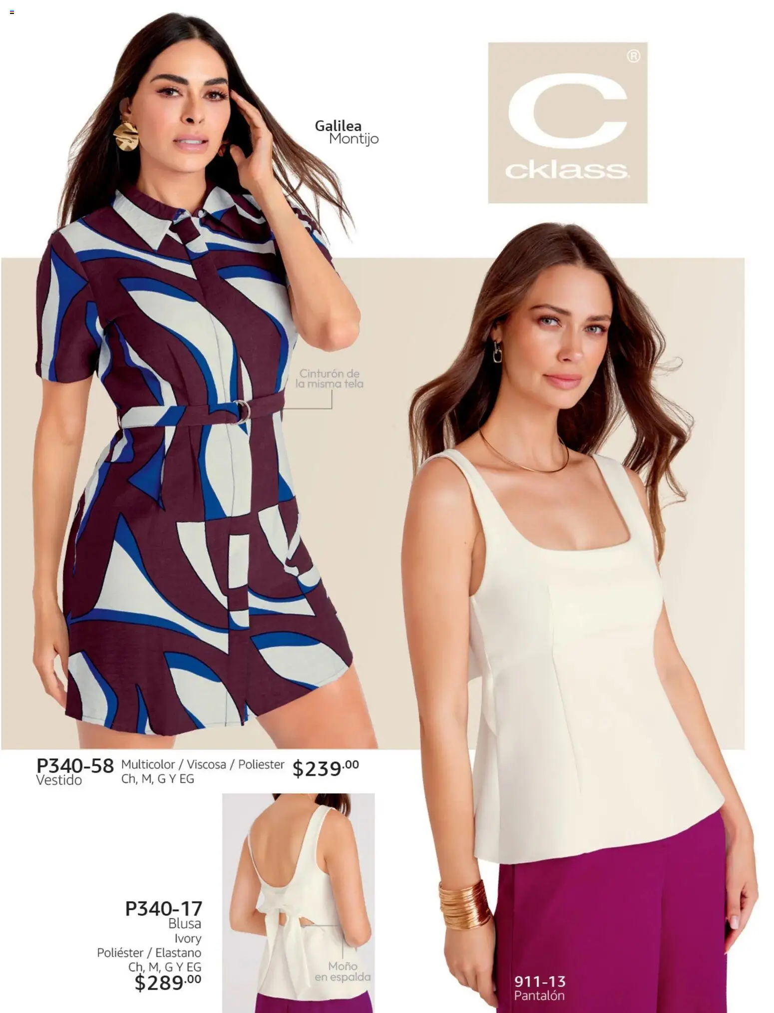 Nuevas ofertas de Cklass válidas en toda la República Mexicana desde el 02.01.2026. ¡Encuentra las mejores ofertas en Cklass catálogo Primavera! | Página: 335 | Productos: Blusa, Cinturón, Vestido, Moño