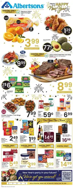 Preview of Albertsons weekly ads valid from 26.12.2025