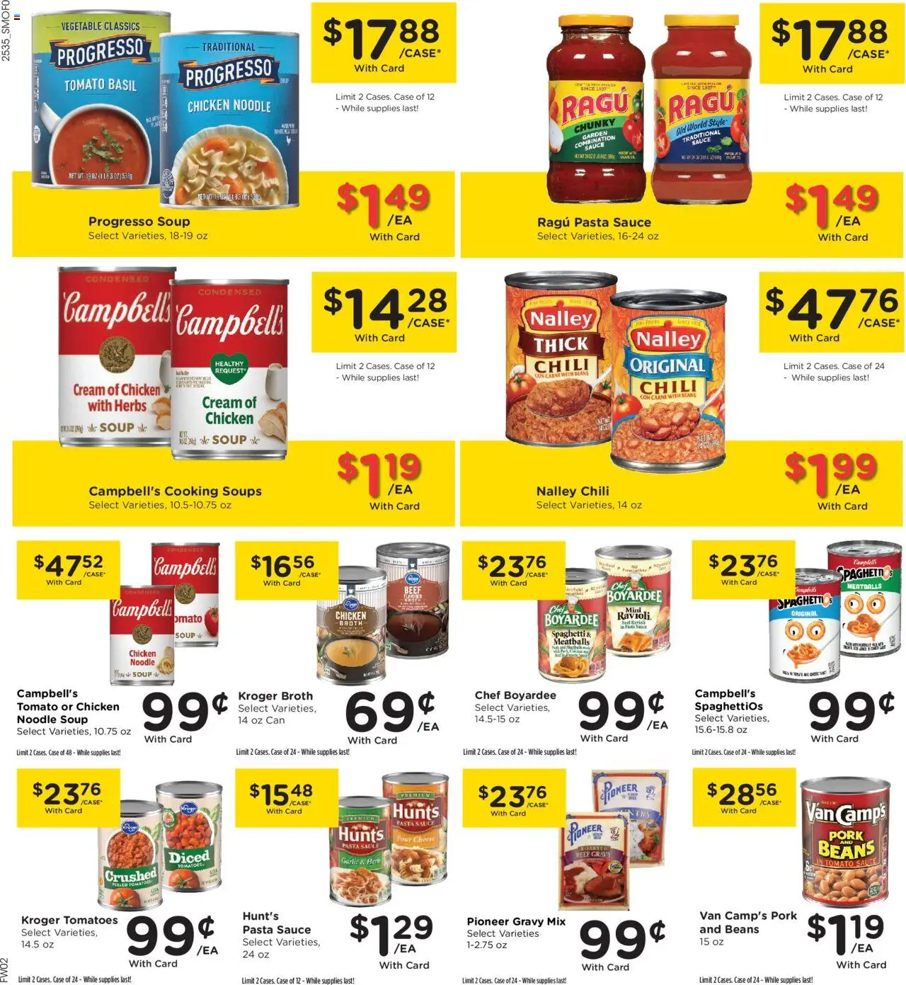 Smith's Weekly Ad - valid from 01.10.2025 | Page: 3 | Products: Pork, Beef, Pasta, Case