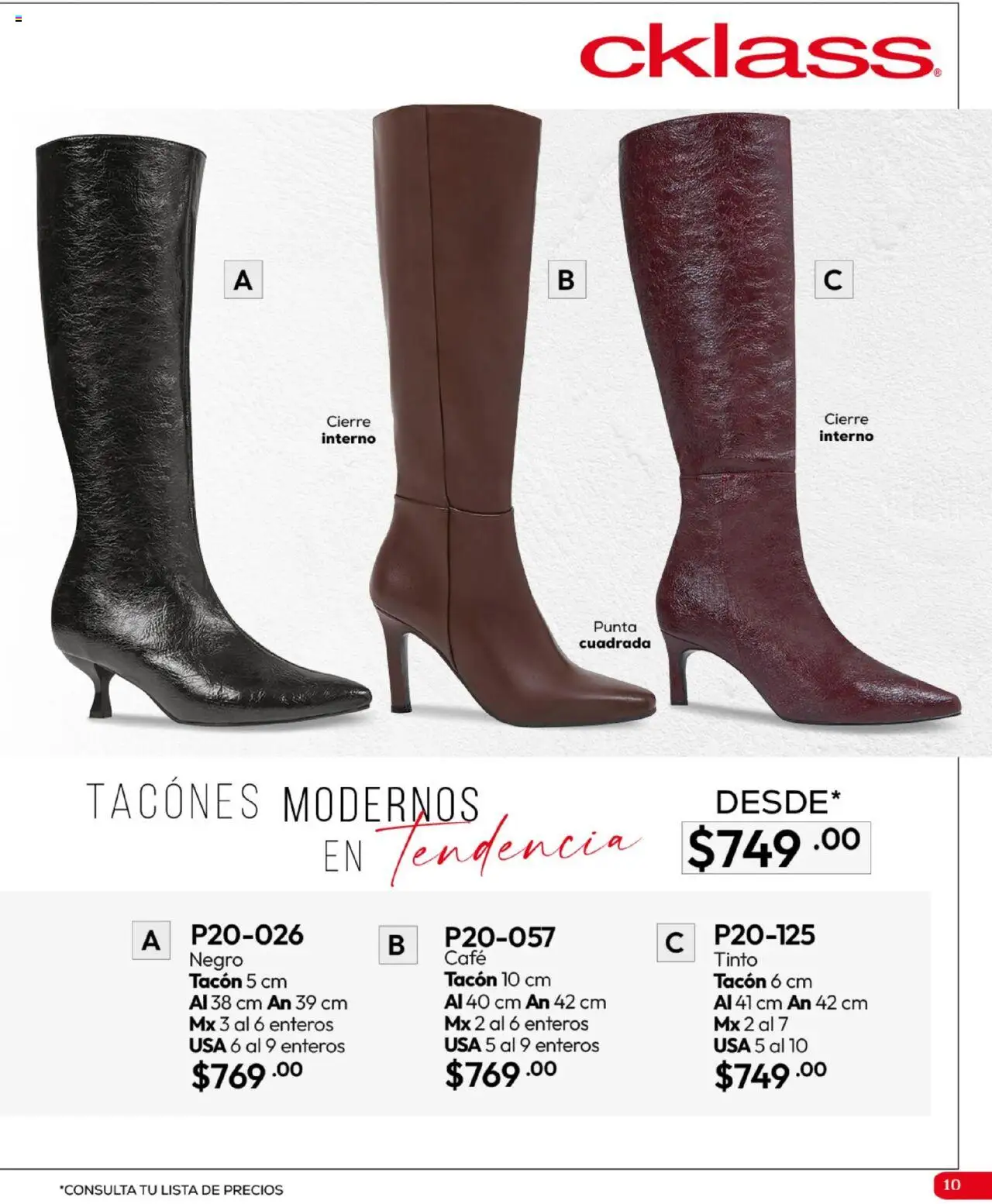 Nuevas ofertas de Cklass válidas en toda la República Mexicana desde el 16.09.2025. ¡Encuentra las mejores ofertas en Cklass - Catálogo Invierno Calzado! | Página: 11 | Productos: Café