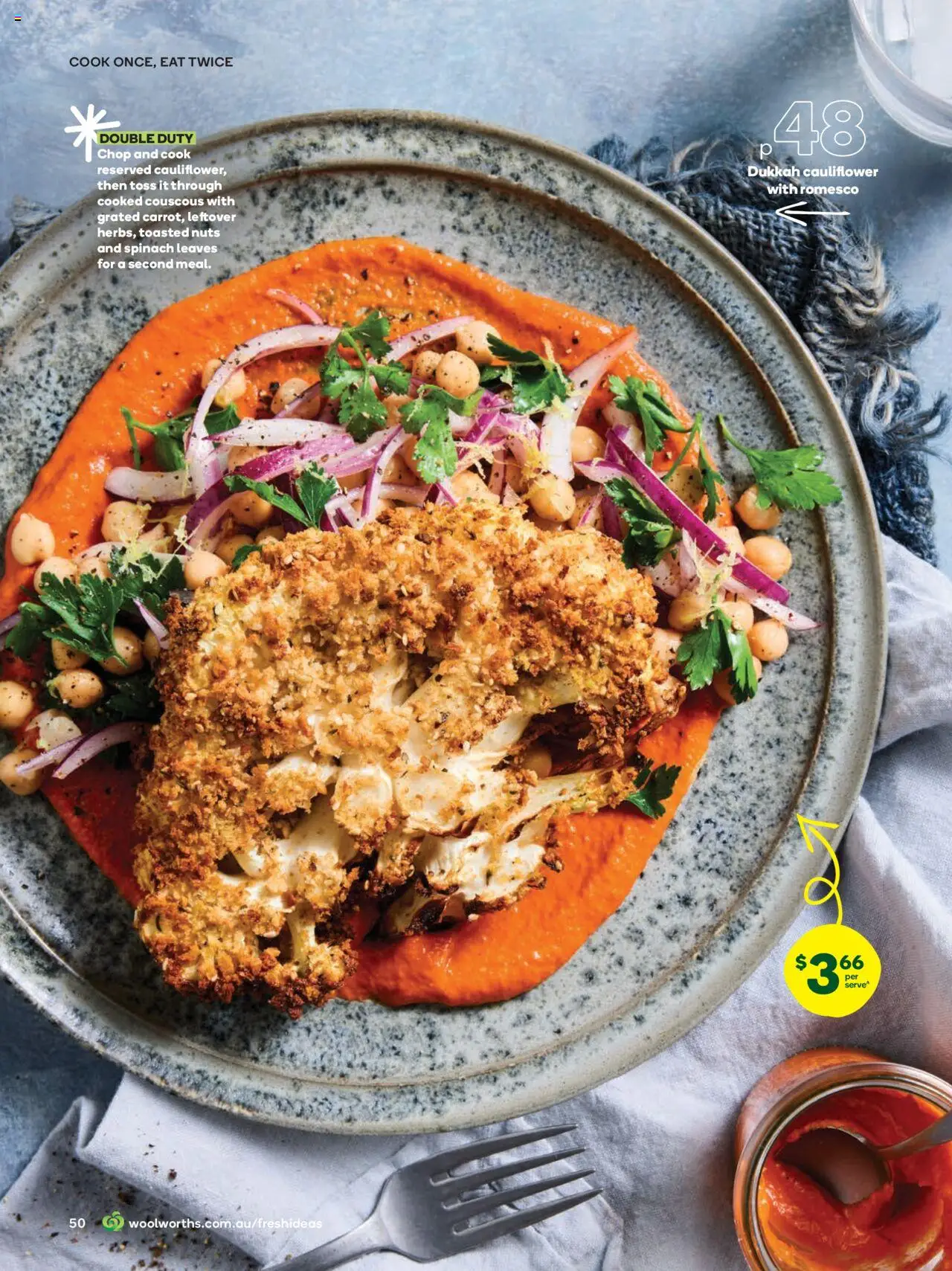 Woolworths catalogue - valid from 01.07.2025 | Page: 50 | Products: Nuts, Spinach, Cauliflower