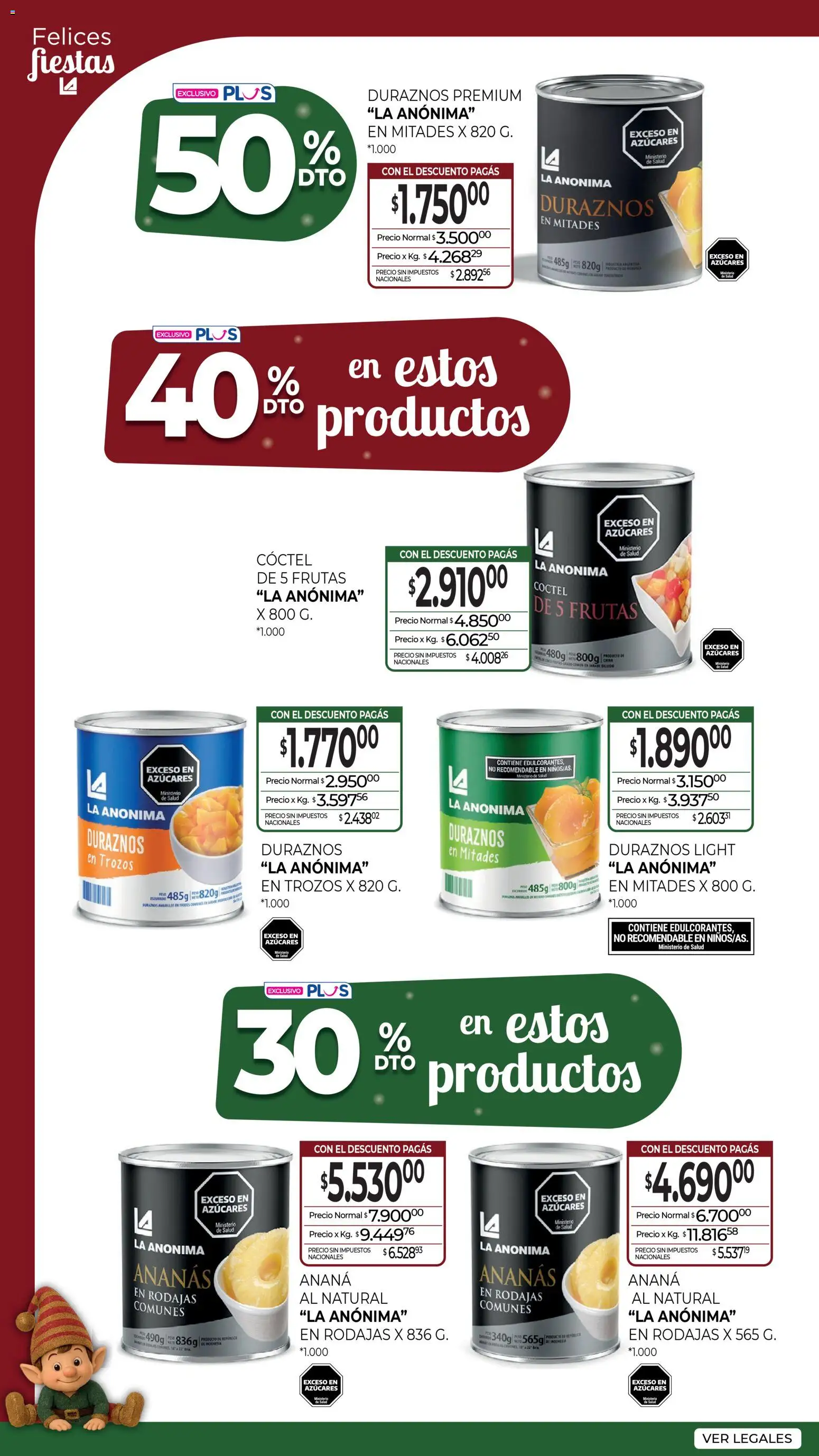 La Anonima catálogo │ válido desde el 04.12.2025 | Página: 6 | Productos: Ananá