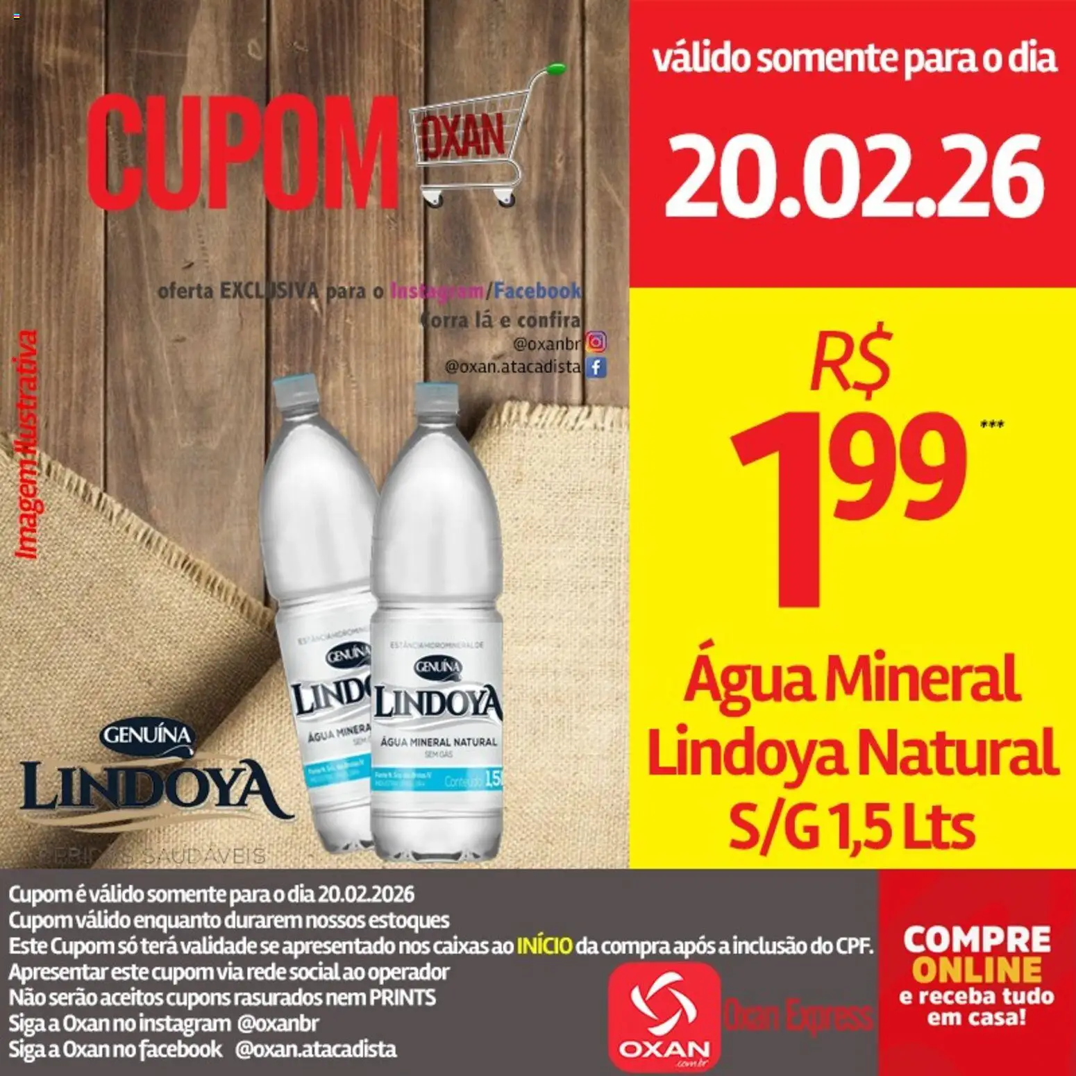 Oxan Atacadista Folheto - válido de 20.02.2026 | Página: 6 | Produtos: Água mineral