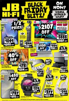 Preview of JB Hi-Fi Black Friday Blitz - valid from 19.11.2025