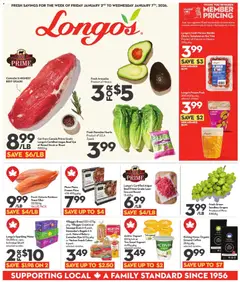 Preview of Longo's weekly flyer / circulaire from shop Longo's valid from 02.01.2026
