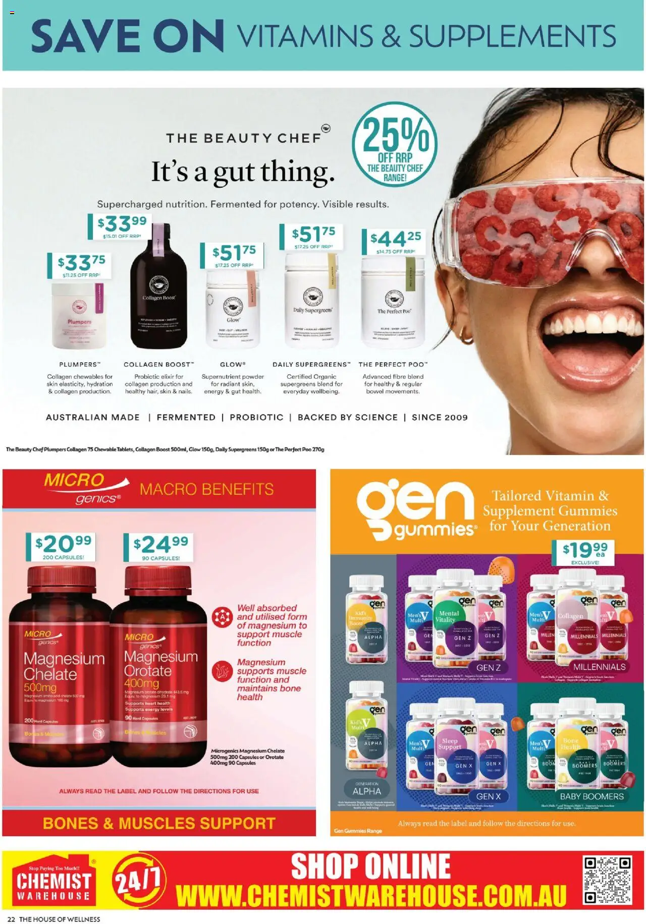 Chemist Warehouse catalogue - valid from 16.10.2025 | Page: 22 | Products: Powder, Collagen, Vitamin