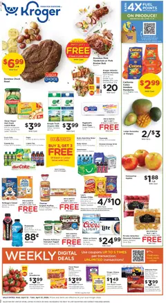 Preview of Kroger weekly ads valid from 15.04.2026