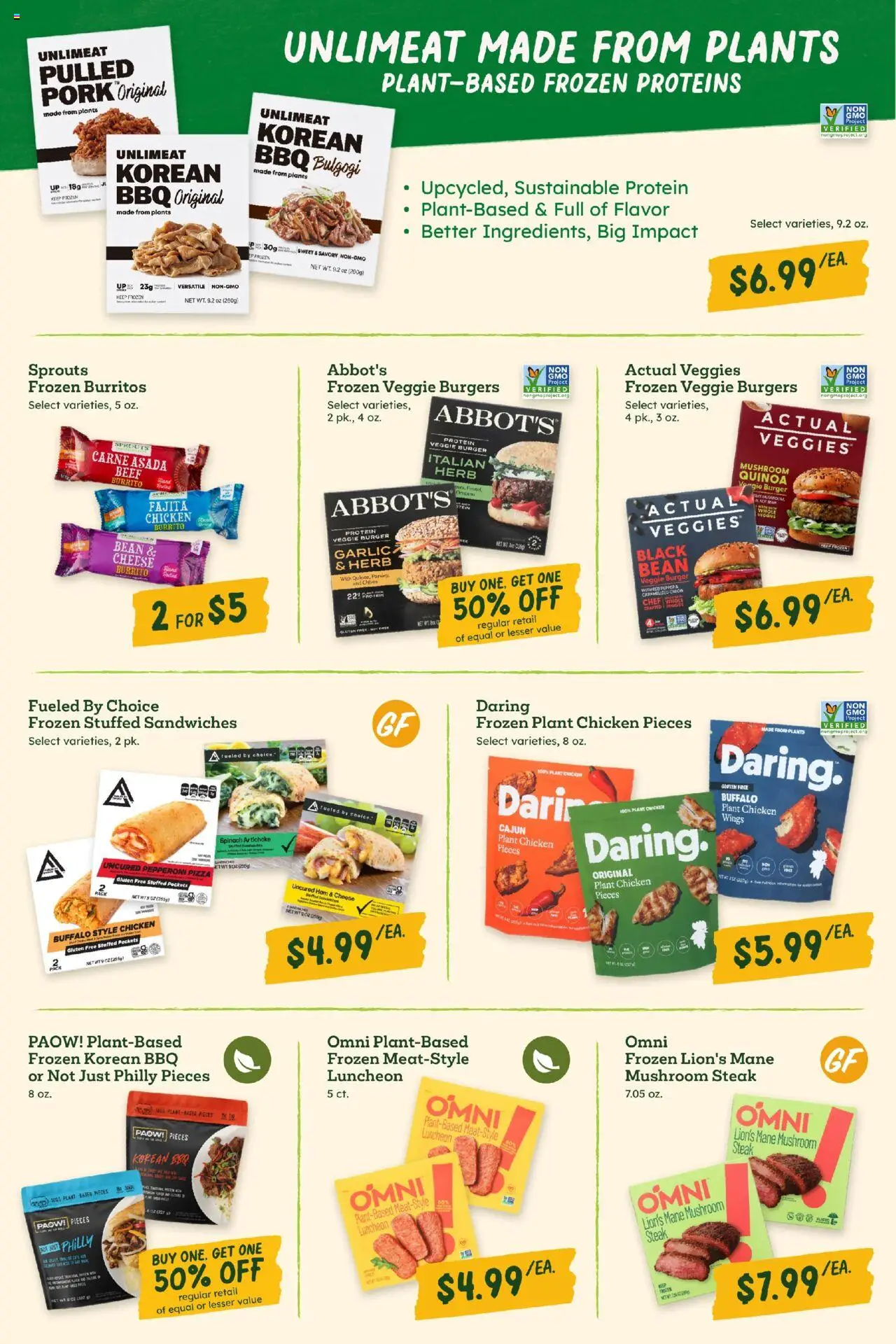 Sprouts Monthly Ad - valid from 25.06.2025 | Page: 21 | Products: Cheese, Ham, Beef, Garlic