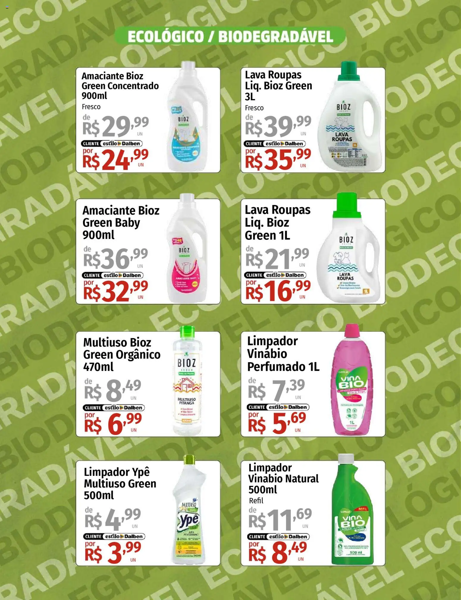 Supermercado Dalben Folheto - válido de 16.02.2026 | Página: 4 | Produtos: Limpador multiuso, Roupas, Amaciante