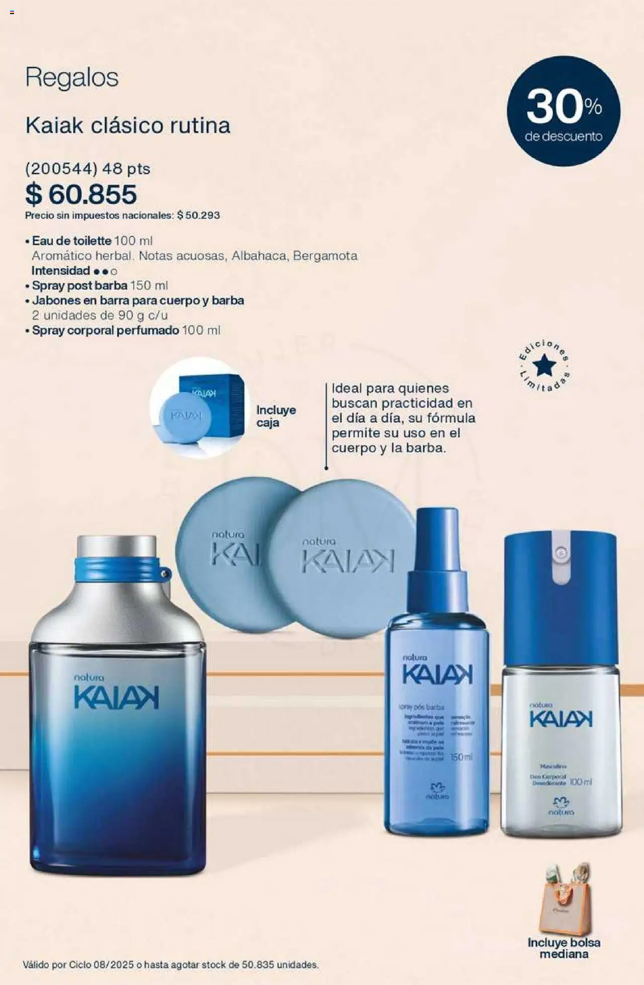 Catálogo Natura Ciclo 8 │ válido desde el 03.06.2025 | Página: 6 | Productos: Bolsa, Caja, Eau de toilette