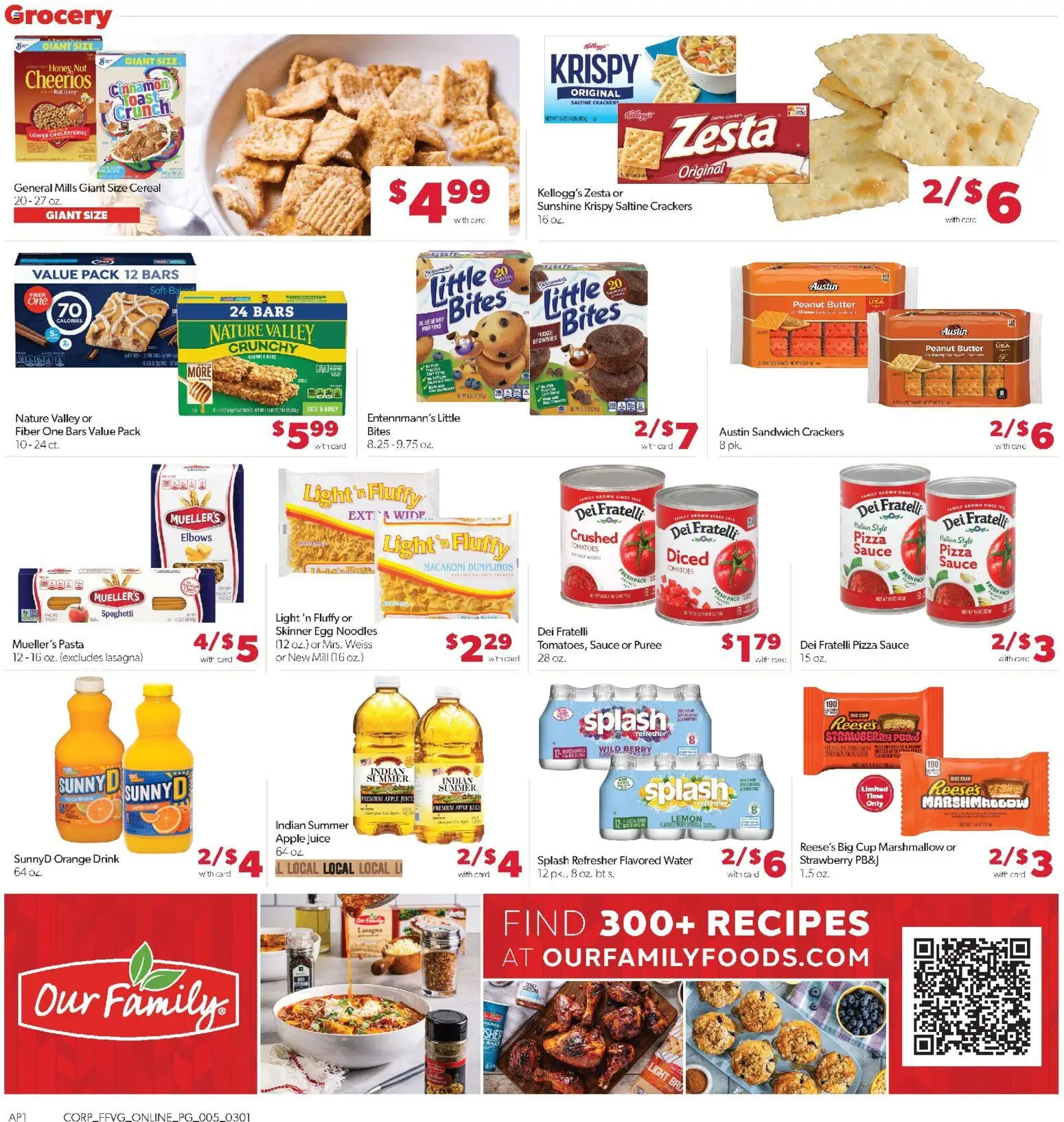 Family Fare Weekly Ad - valid from 01.03.2026 | Page: 11 | Products: Tomatoes, Pasta, Water, Lemon