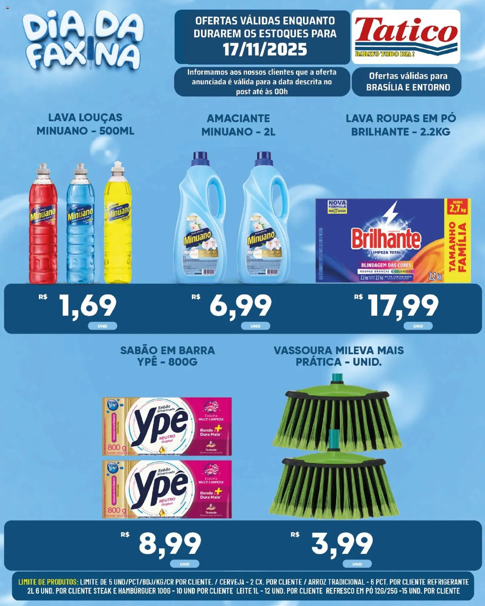 Tatico Folheto - válido de 17.11.2025 | Página: 16 | Produtos: Pó, Sabão, Roupas, Amaciante