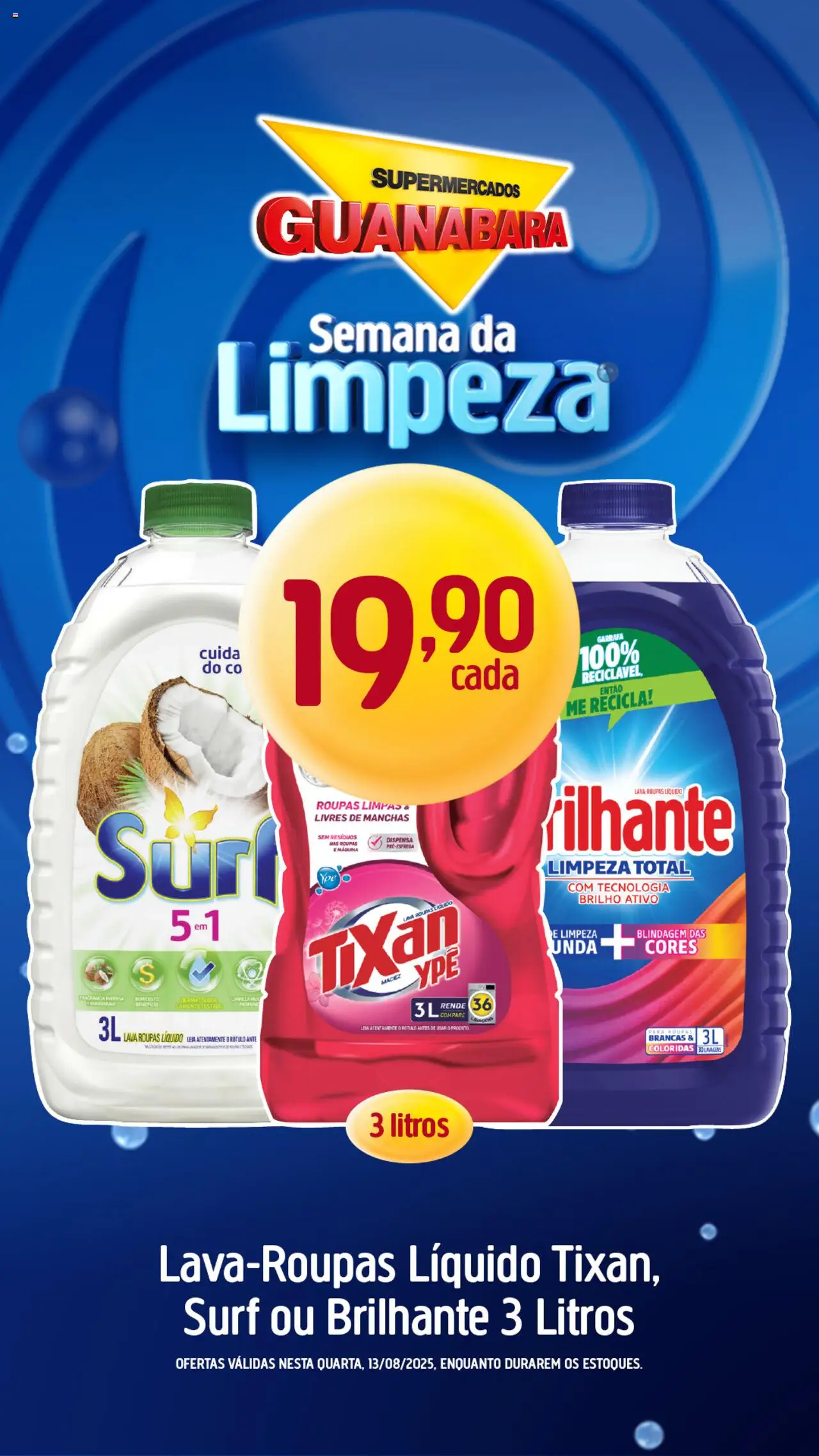 Supermercados Guanabara Folheto - válido de 13.08.2025 | Página: 2 | Produtos: Fragrância, Roupas