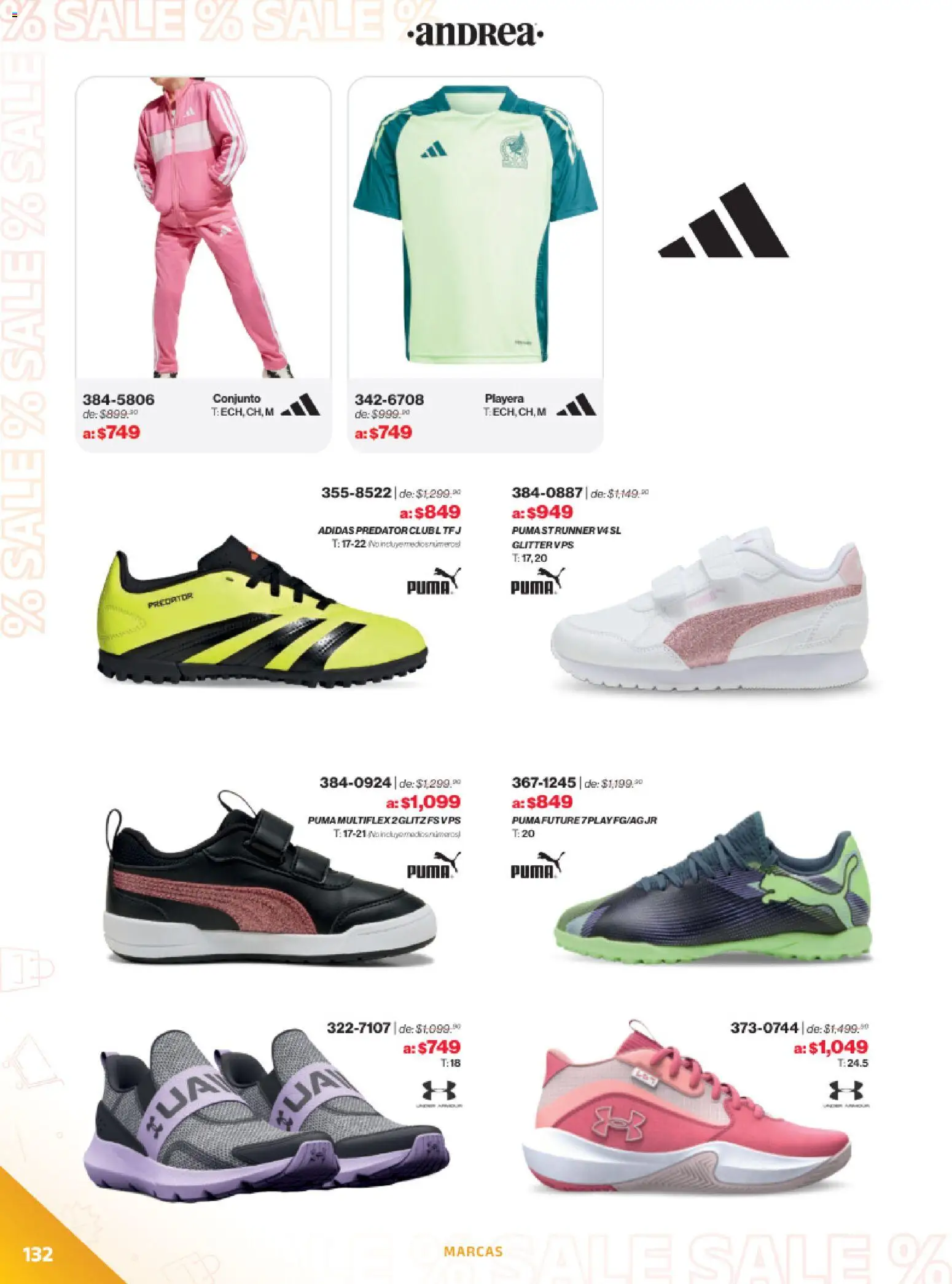 Nuevas ofertas de Andrea válidas en toda la República Mexicana desde el 21.12.2025. ¡Encuentra las mejores ofertas en Andrea catálogo Outlet! | Página: 132 | Productos: Playera, Conjunto