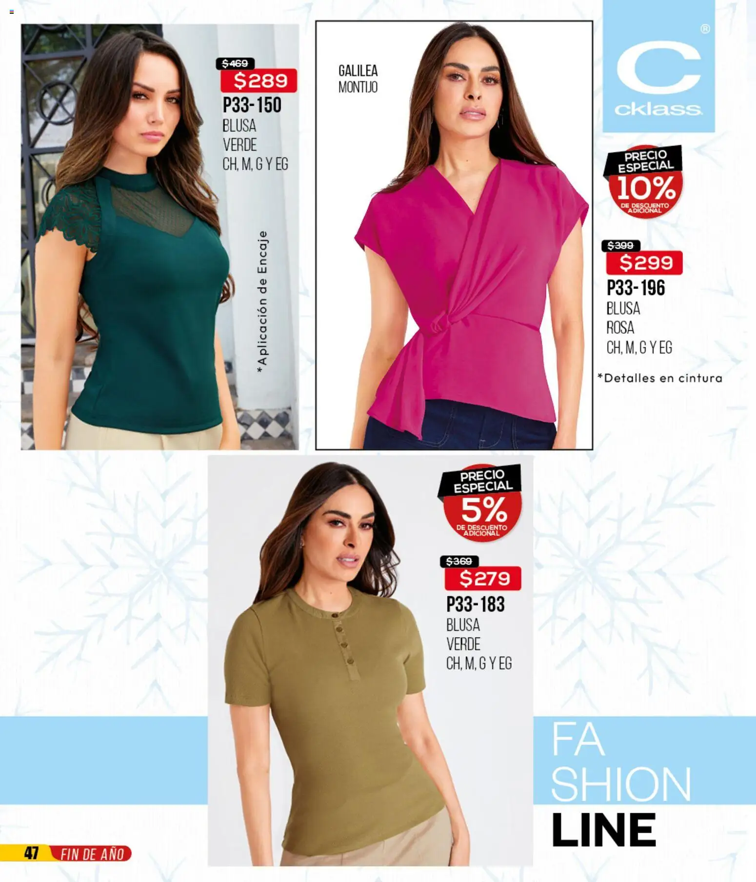 Nuevas ofertas de Cklass válidas en toda la República Mexicana desde el 15.12.2025. ¡Encuentra las mejores ofertas en Cklass catálogo Rebajas fin de año ropa! | Página: 48 | Productos: Blusa