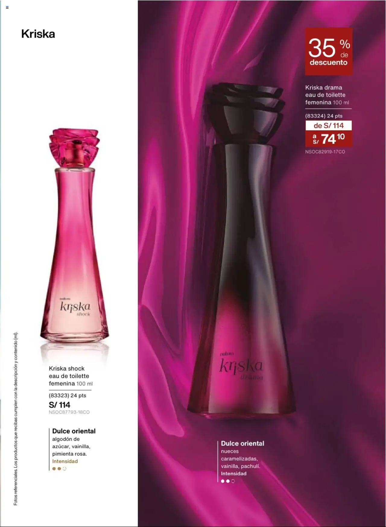 Catálogo Natura válido desde 13.08.2025 | Página: 32 | Productos: Nueces, EAU de Toilette