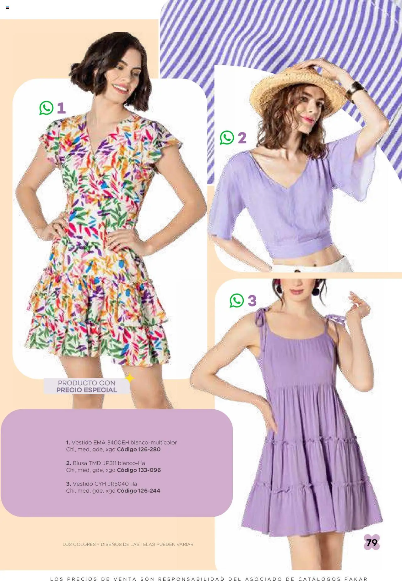 Nuevas ofertas de SC Pakar válidas en toda la República Mexicana desde el 31.01.2025. ¡Encuentra las mejores ofertas en SC Pakar catálogo Ropa! | Página: 79 | Productos: Blusa, Vestido