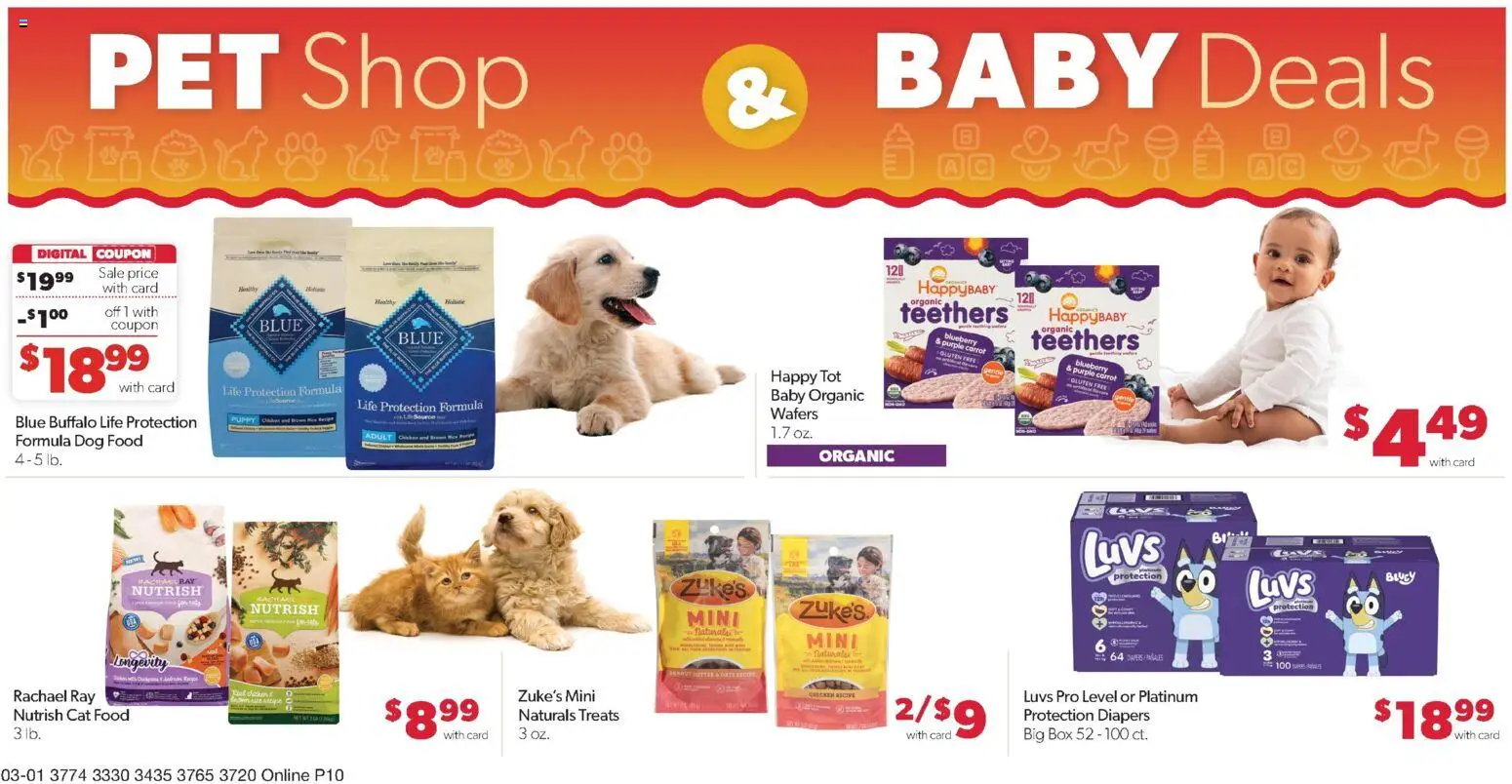 Family Fare Weekly Ad - valid from 01.03.2026 | Page: 14 | Products: Box, Dog Food, Cat Food, Carrot