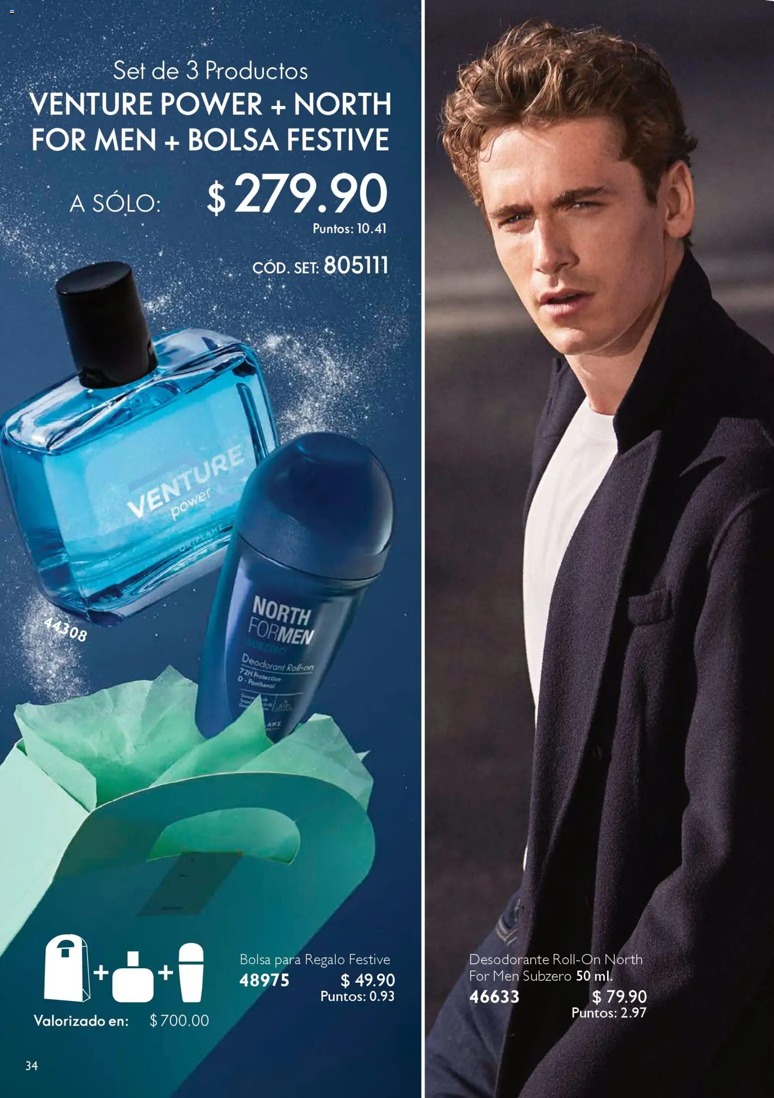 Nuevas ofertas de Oriflame válidas en toda la República Mexicana desde el 06.12.2025. ¡Encuentra las mejores ofertas en Oriflame campaña 12 2025! | Página: 34 | Productos: Desodorante, Bolsa