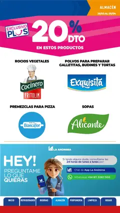 Vista previa La Anonima - catalogos-masivos - insuperables-13-26-litoral válido desde el 26.03.2026 | Página: 22 | Productos: Pizza