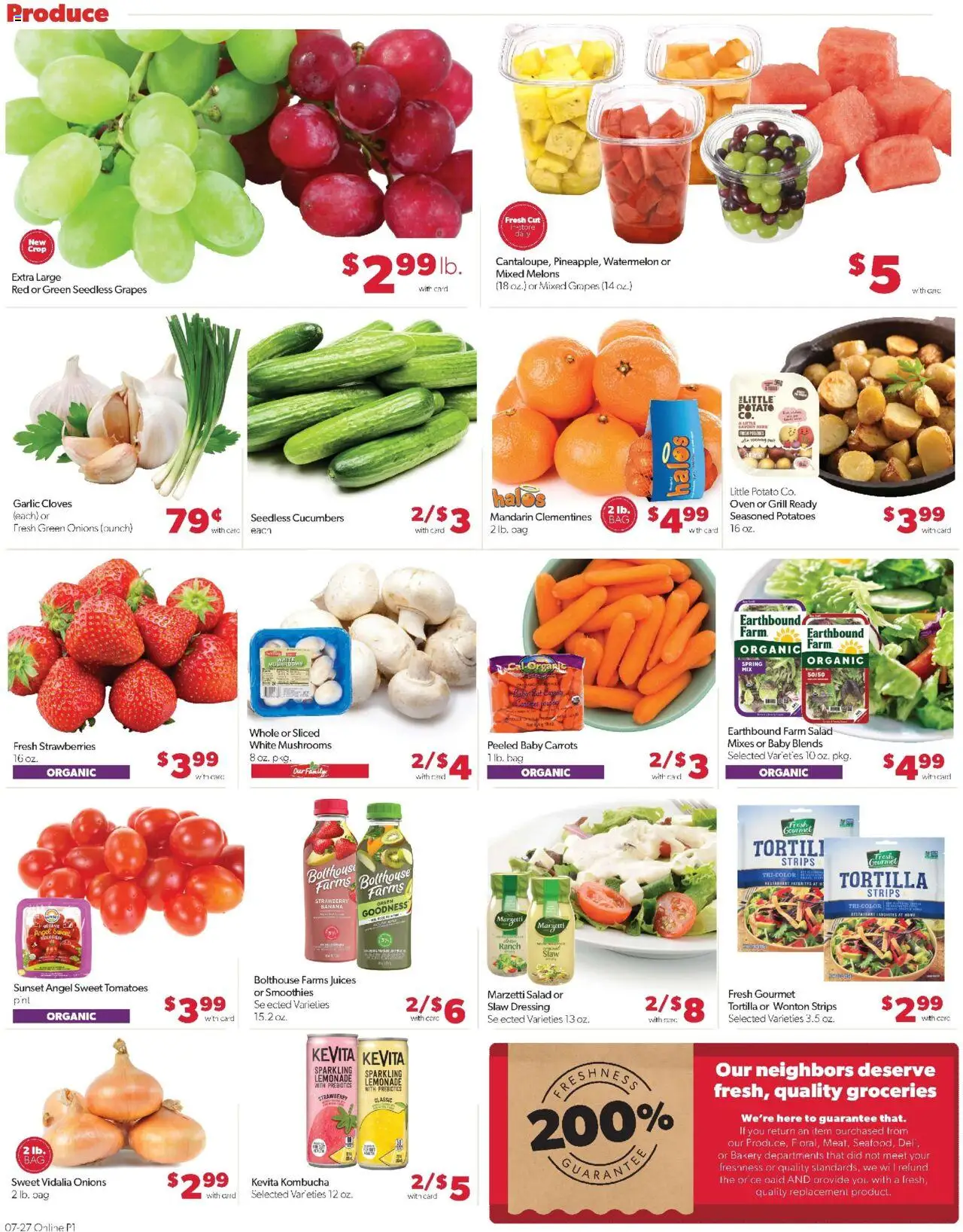 Family Fare Weekly Ad - IA - valid from 25.07.2025 | Page: 7 | Products: Bakery, Tomatoes, Watermelon, Oven