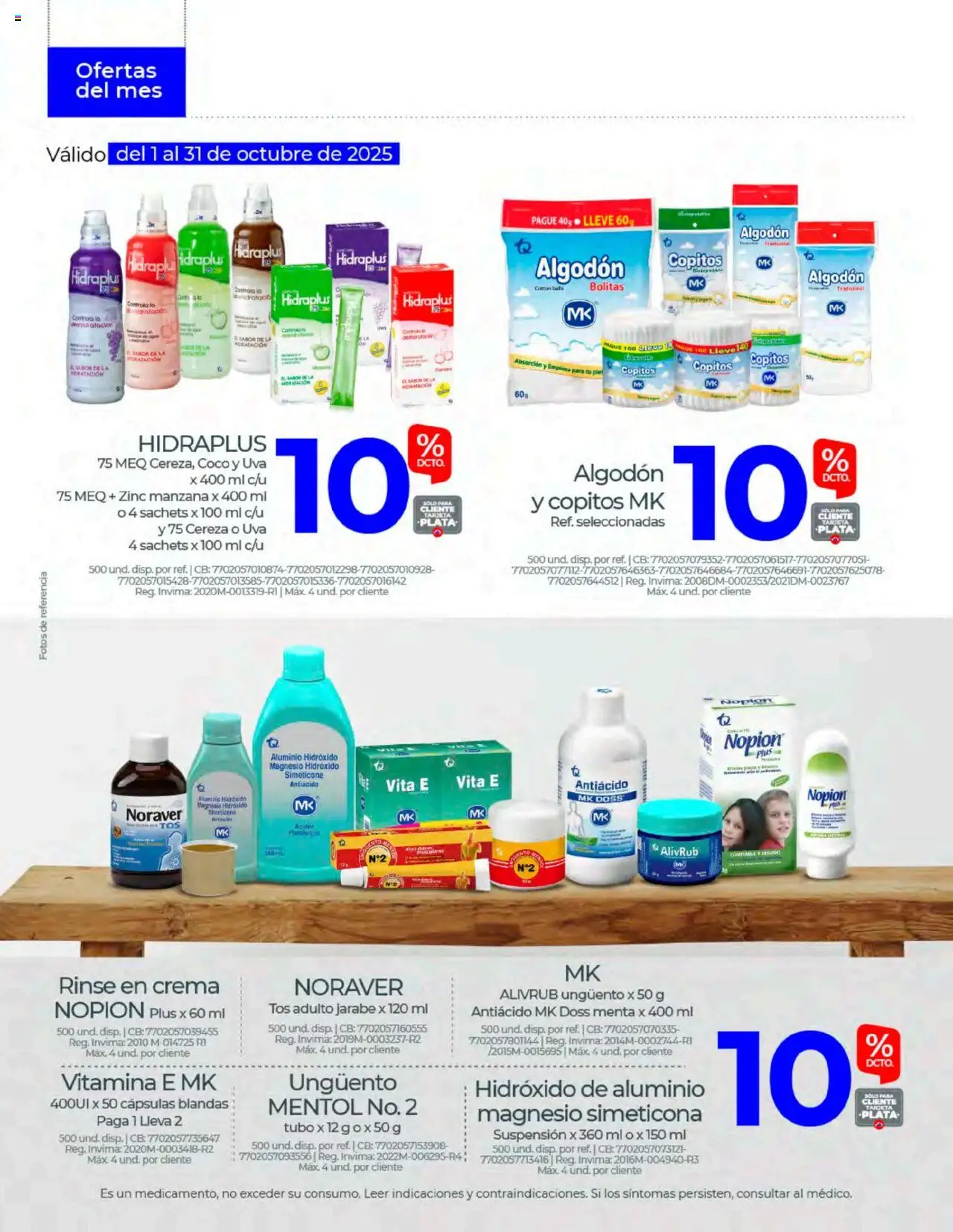Olímpica revista - valida desde el 01.10.2025 | Página: 8 | Productos: Algodón, Crema, Manzana, Uva