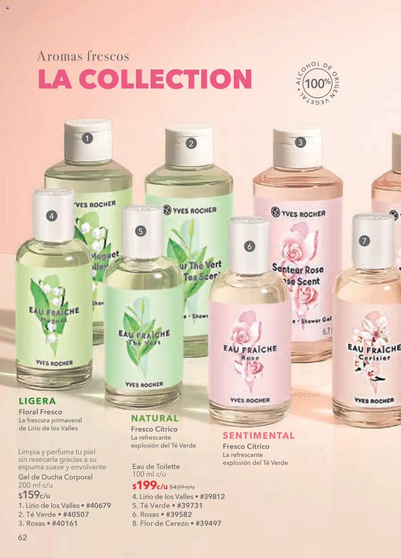 Nuevas ofertas de Yves Rocher válidas en toda la República Mexicana desde el 18.09.2025. ¡Encuentra las mejores ofertas en Yves Rocher - Campaña 13 2025! | Página: 64 | Productos: Espuma, Té, Eau de toilette, Gel de ducha