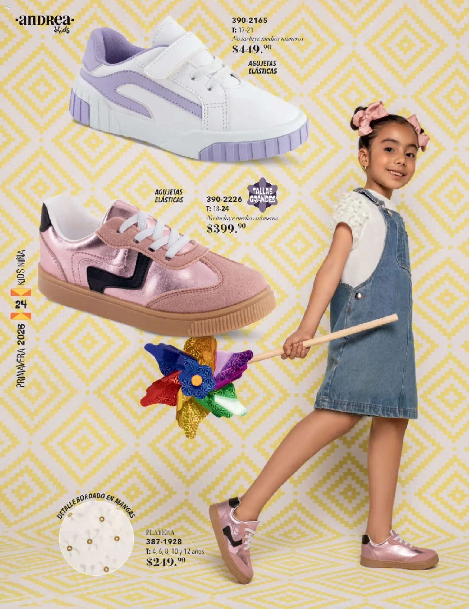 Nuevas ofertas de Andrea válidas en toda la República Mexicana desde el 25.01.2026. ¡Encuentra las mejores ofertas en Andrea catálogo Infantil! | Página: 24 | Productos: Playera