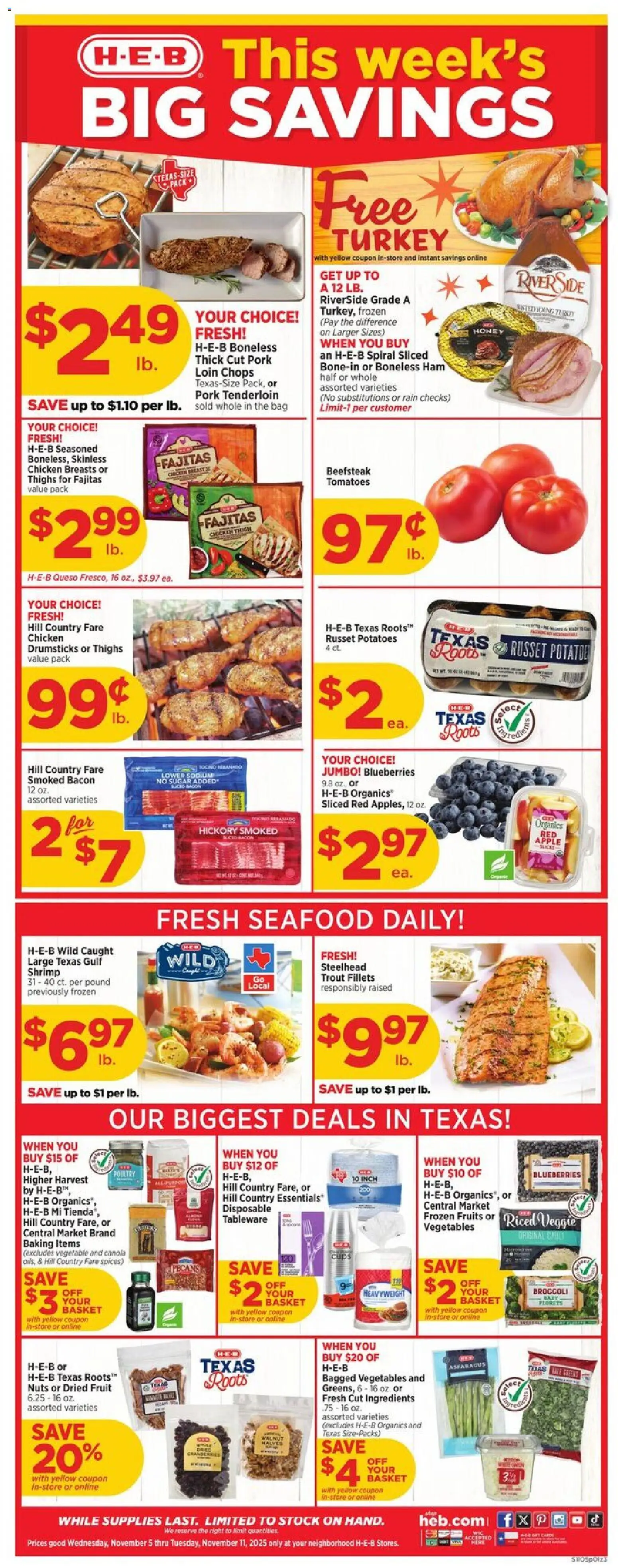 H-E-B Weekly Ad - valid from 05.11.2025 | Page: 1