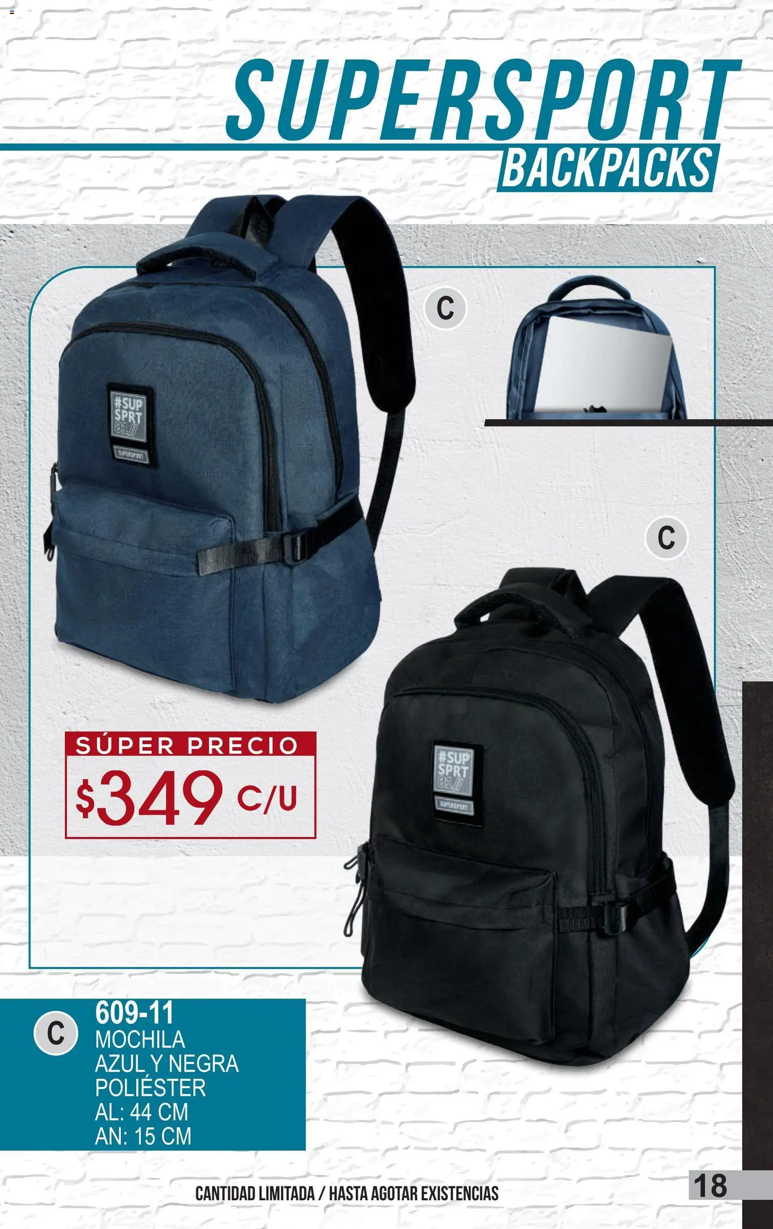 Nuevas ofertas de Cklass válidas en toda la República Mexicana desde el 02.01.2026. ¡Encuentra las mejores ofertas en Cklass catálogo Especial Botas y Botines! | Página: 52 | Productos: Mochila