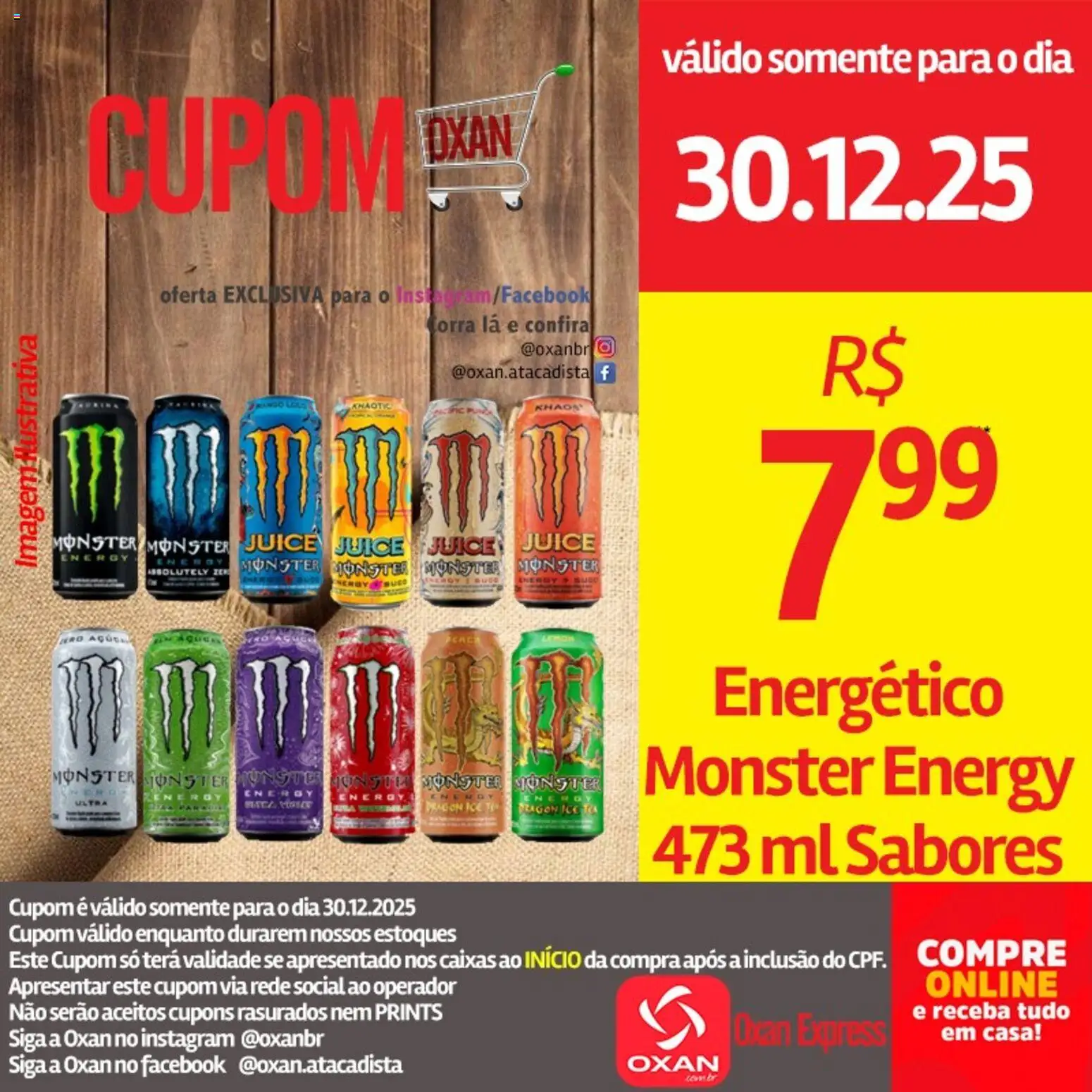 Oxan Atacadista Folheto - válido de 30.12.2025 | Página: 15 | Produtos: Energético, Monster