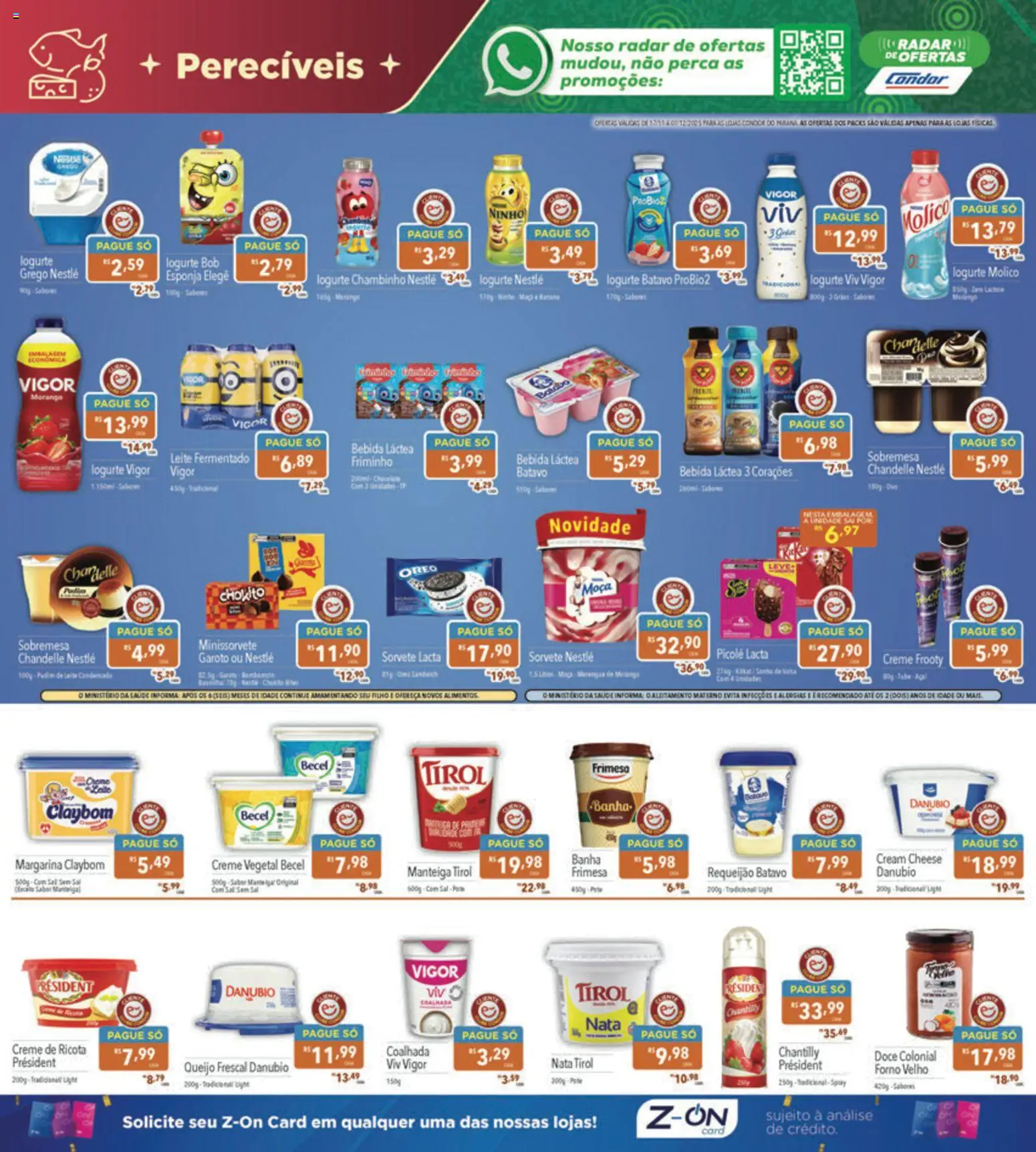 Supermercados Condor Folheto - válido de 17.11.2025 | Página: 14 | Produtos: Esponja, Creme, Bebida, Margarina