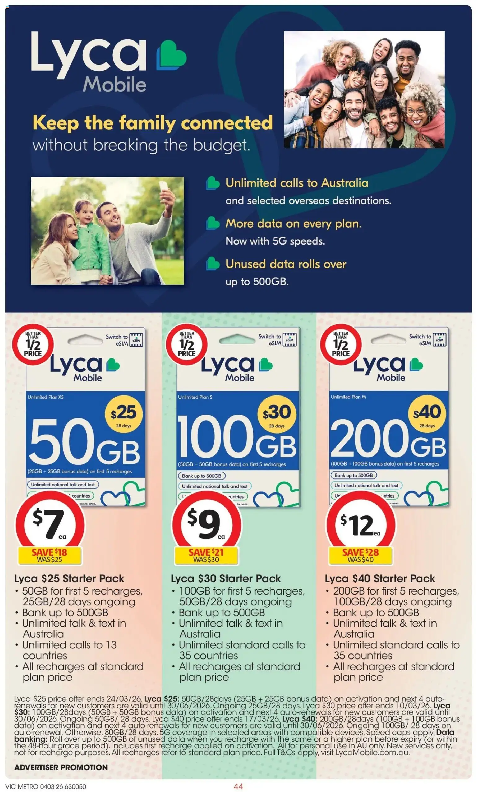 Coles catalogue - valid from 04.03.2026 | Page: 44 | Products: Mobile