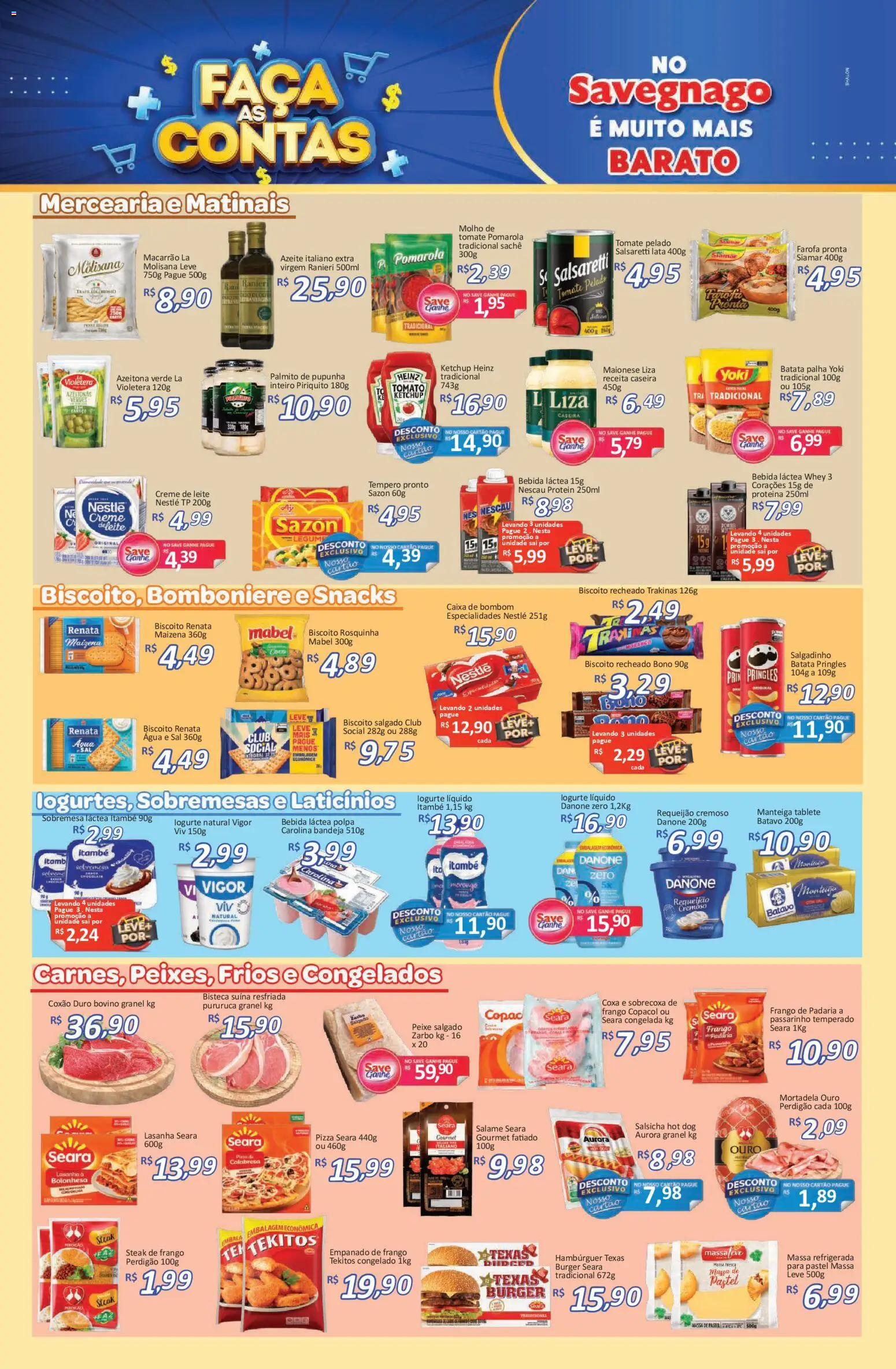 Savegnago Folheto - válido de 02.03.2026 | Página: 3 | Produtos: Biscoito, Frango, Azeite, Bombom