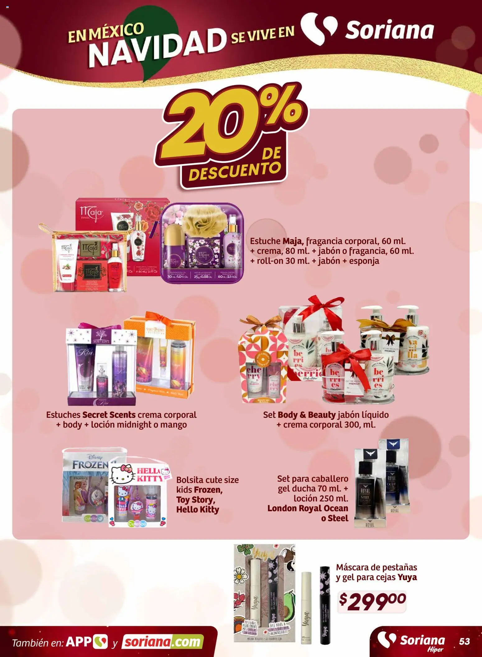 Nuevas ofertas de Soriana válidas en toda la República Mexicana desde el 27.11.2025. ¡Encuentra las mejores ofertas en Soriana - Preciazazaso Híper: Edo Mex, Gro, Hgo, Mor, Pue, Qto, Tlax, Ver! | Página: 52 | Productos: Mango, Loción, Fragancia, Crema corporal