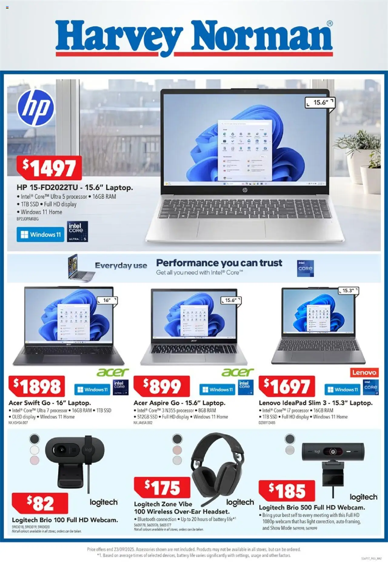 Harvey Norman catalogue from 18.09.2025 | Page: 3