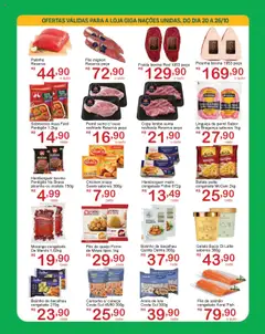 GIGA Atacado - Ofertas Exclusiva Loja Nações Unidas - Pré-Visualização do folheto da loja GIGA Atacado, válido de 20.10.2025 | Página: 2 | Produtos: Bacalhau, Filé mignon, Queijo, Provolone