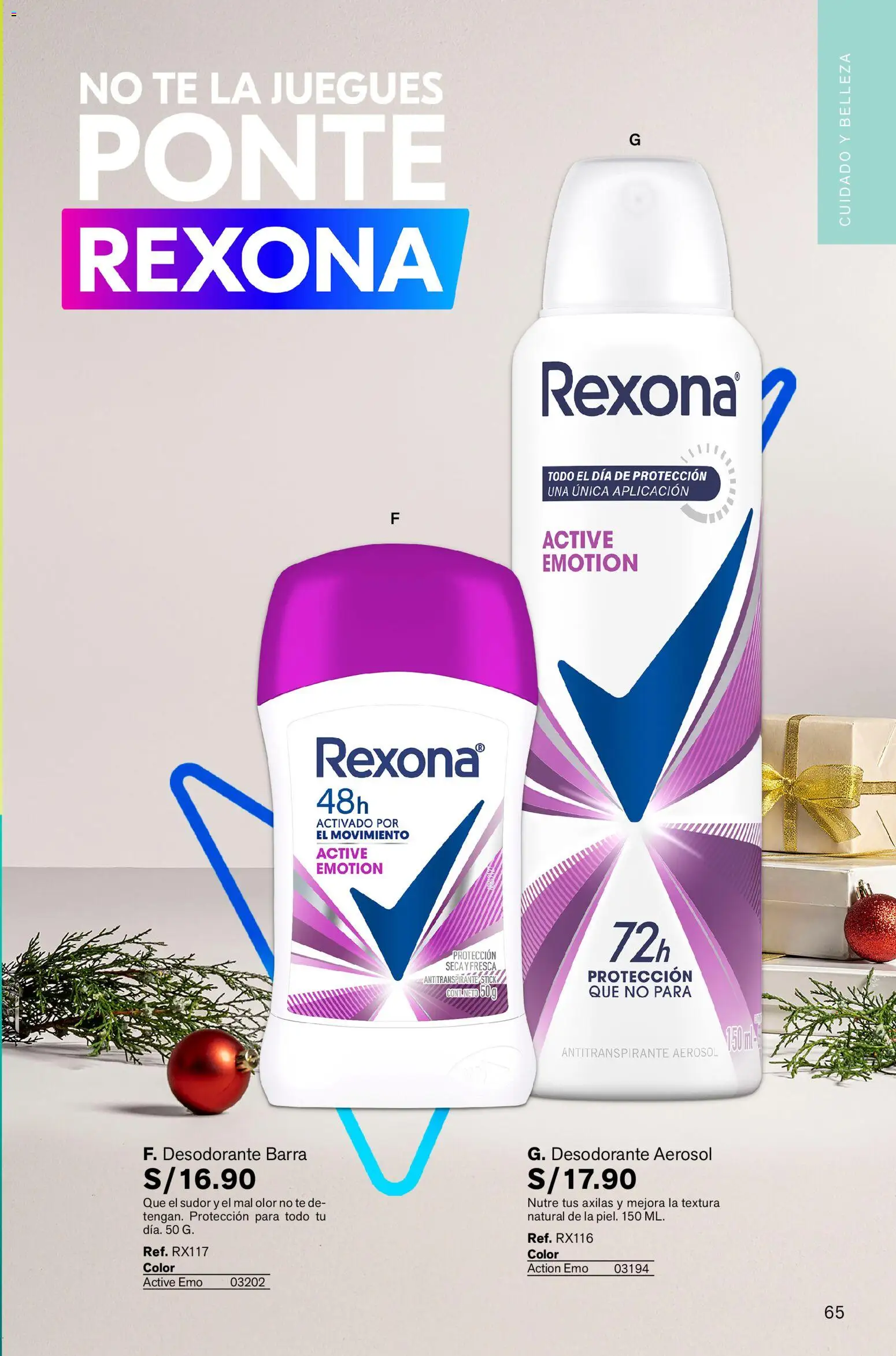 Catálogo Leonisa válido desde 05.12.2025 | Página: 65 | Productos: Desodorante, Antitranspirante, Té