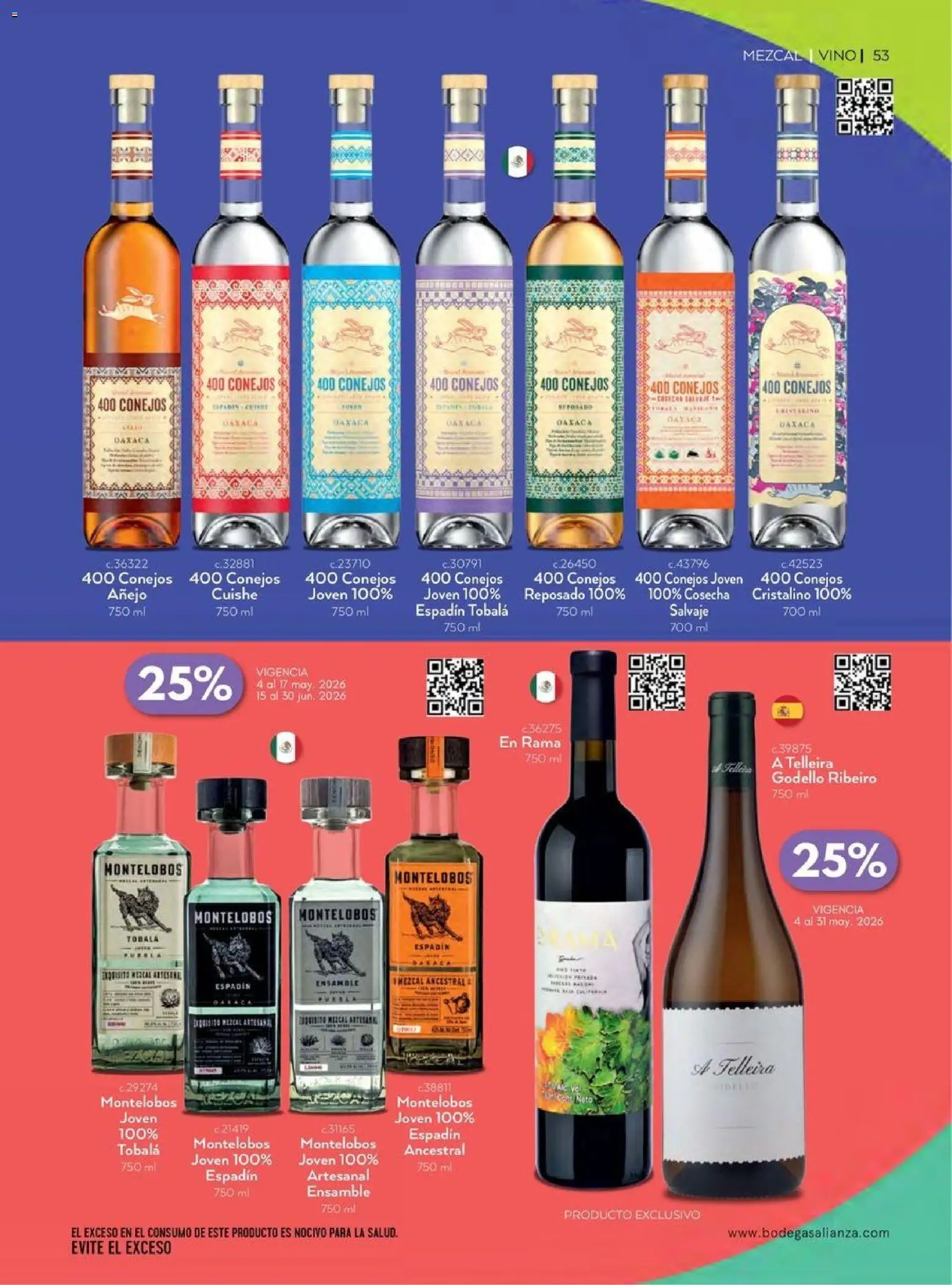 Nuevas ofertas de Bodegas Alianza válidas en toda la República Mexicana desde el 01.04.2026. ¡Encuentra las mejores ofertas en Bodegas Alianza catálogo! | Página: 55 | Productos: Vino
