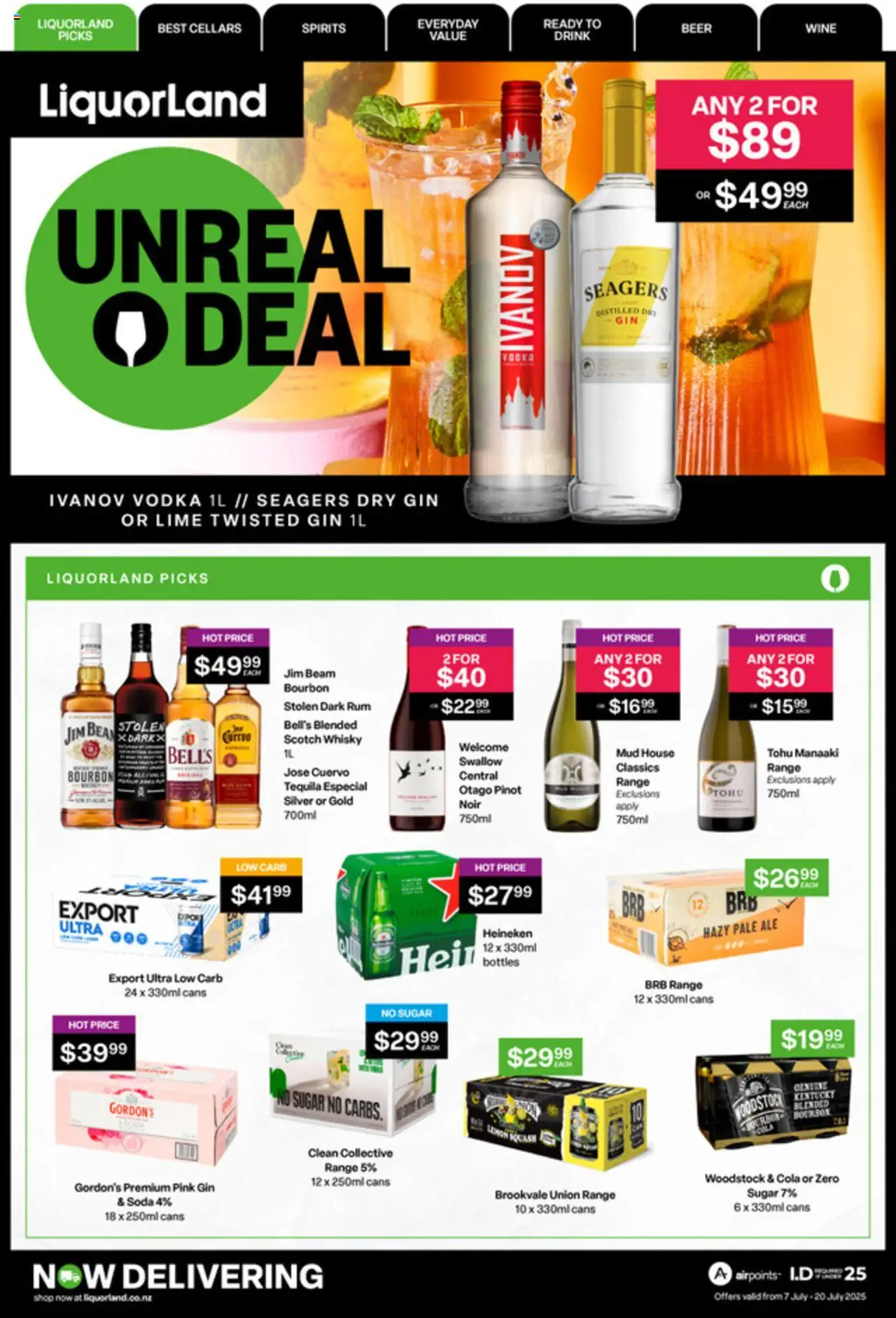 Liquorland catalogue from 07.07.2025 | Page: 1